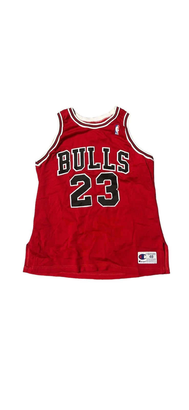 Image of Chicago Bulls x Vintage Champion Michael Jordan Jersey 90's in Mixed, Men's (Size XL)