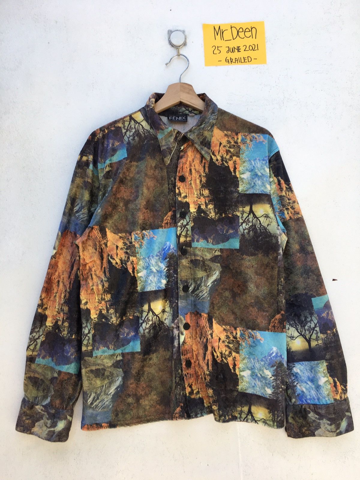 Other Vintage Rare Nature Art Print Velvet Buttons Shirt Size US M / EU 48-50 / 2 - 1 Thumbnail