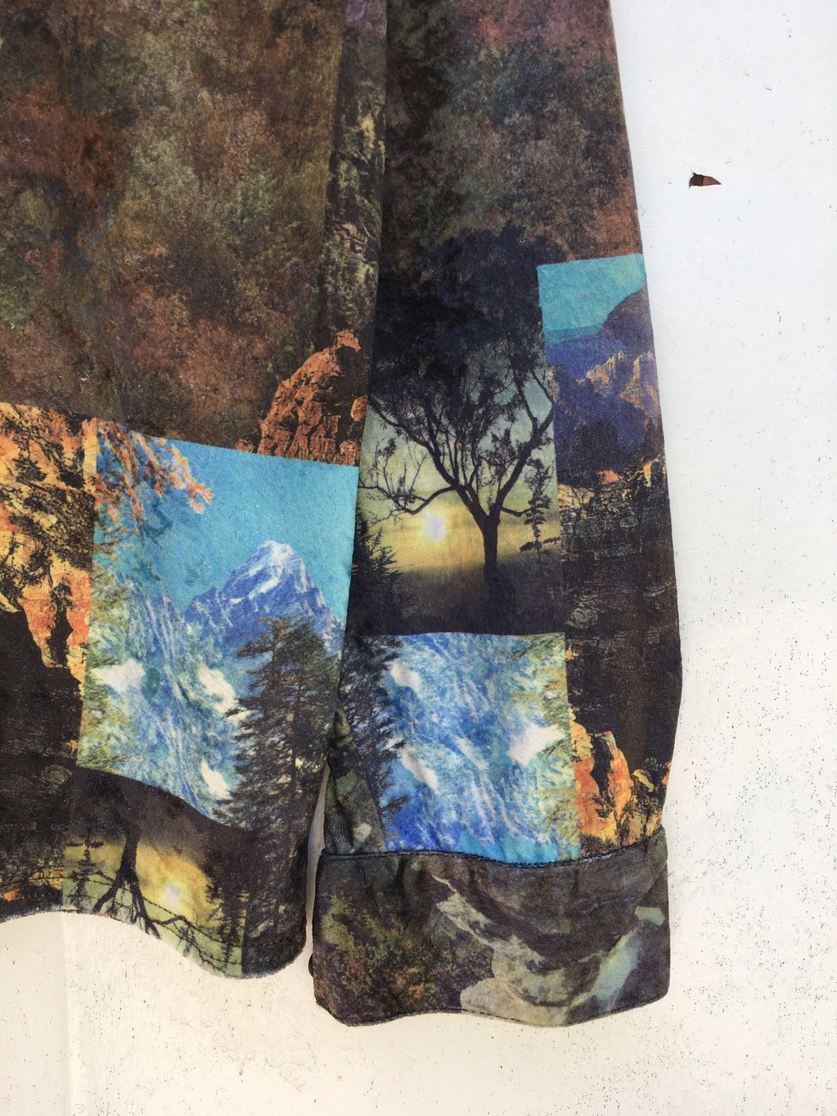 Other Vintage Rare Nature Art Print Velvet Buttons Shirt Size US M / EU 48-50 / 2 - 7 Thumbnail