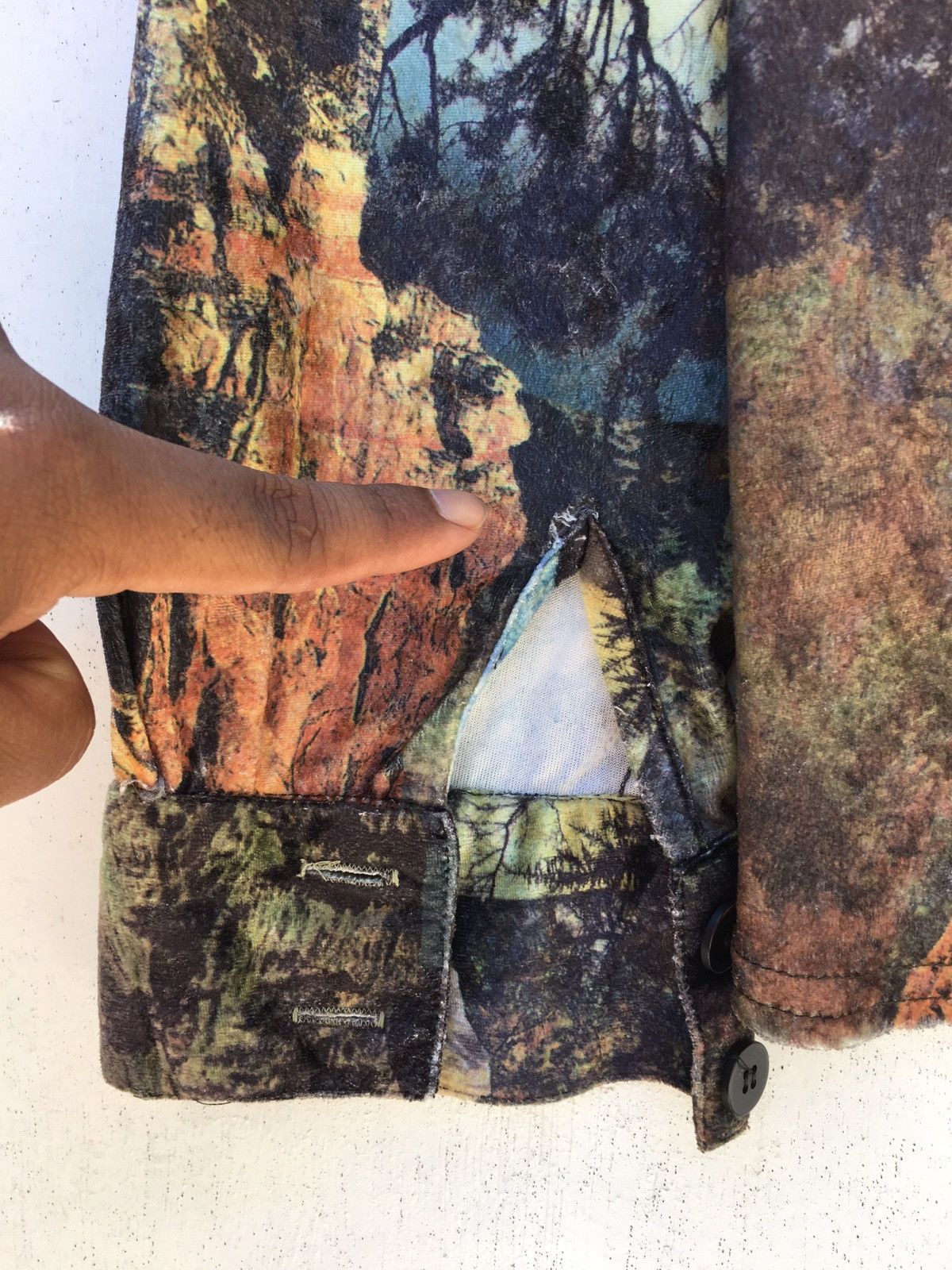 Other Vintage Rare Nature Art Print Velvet Buttons Shirt Size US M / EU 48-50 / 2 - 19 Thumbnail