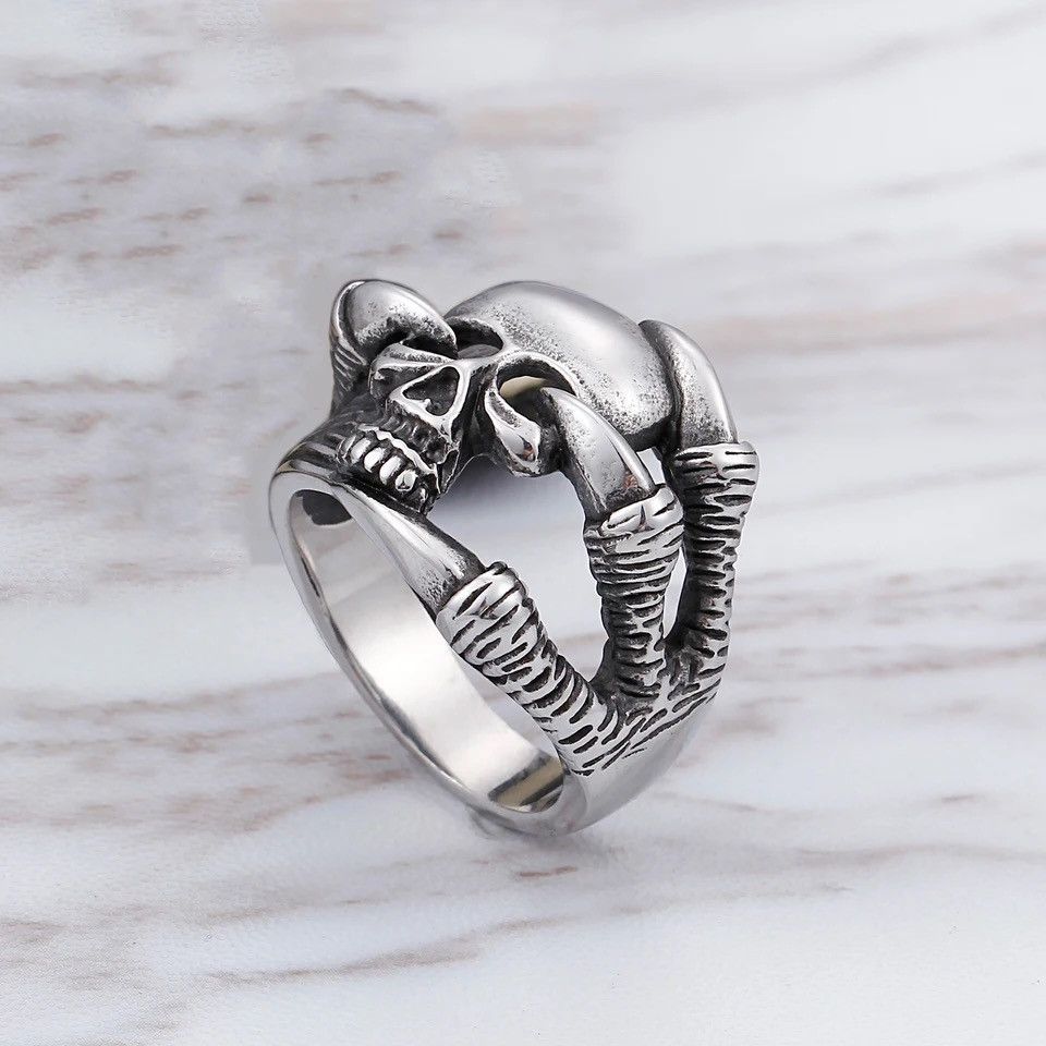 Other Punk Skull Rings Size ONE SIZE - 2 Thumbnail