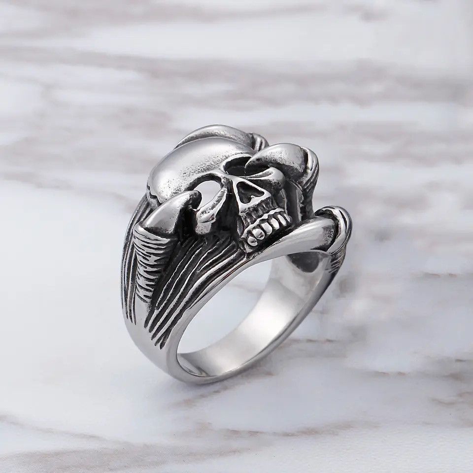 Other Punk Skull Rings Size ONE SIZE - 4 Thumbnail