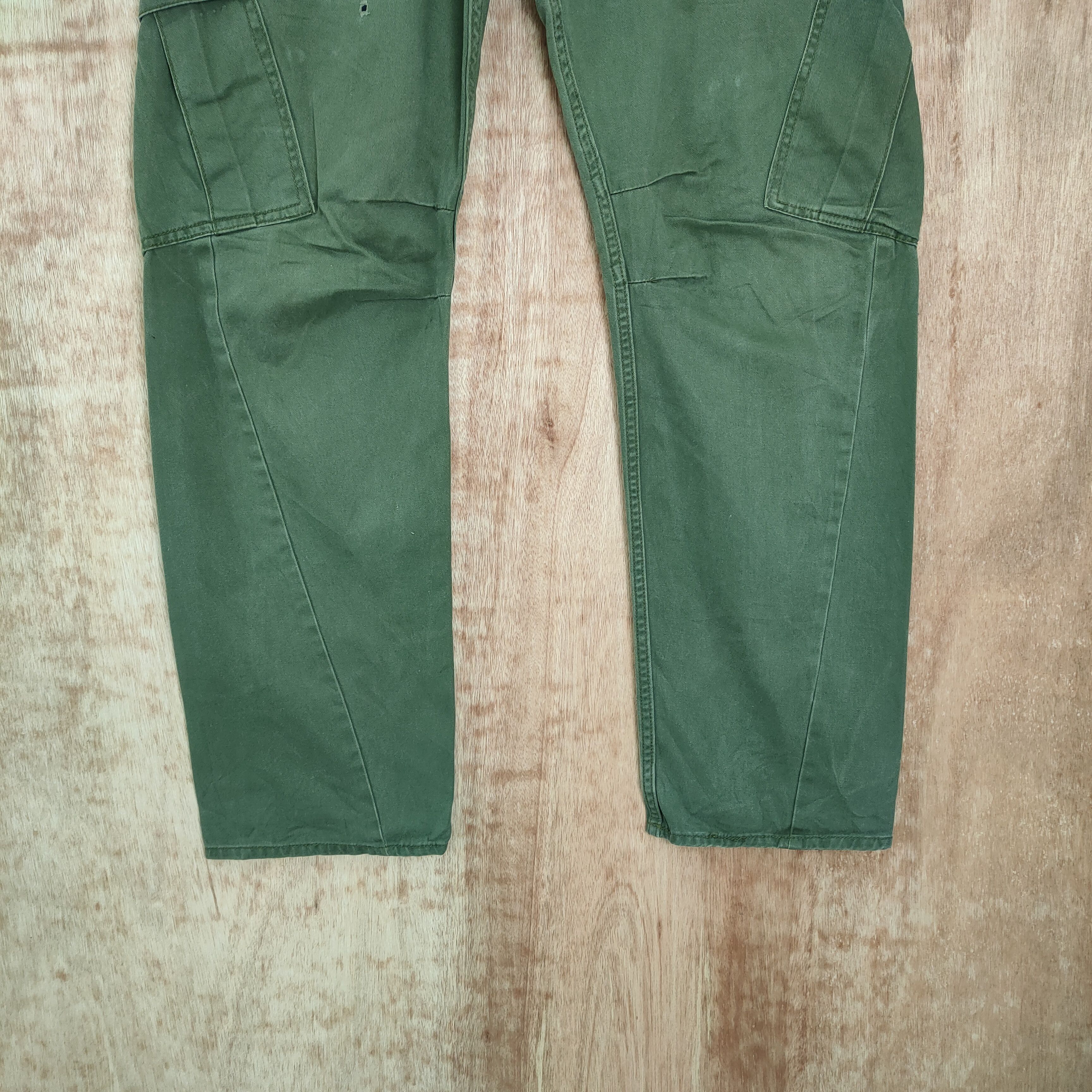 Japanese Brand × Voodoo Tactical DOMINATED HANDCRAFTED DOUBLE WAIST CARGO PANTS Size US 32 / EU 48 - 4 Thumbnail