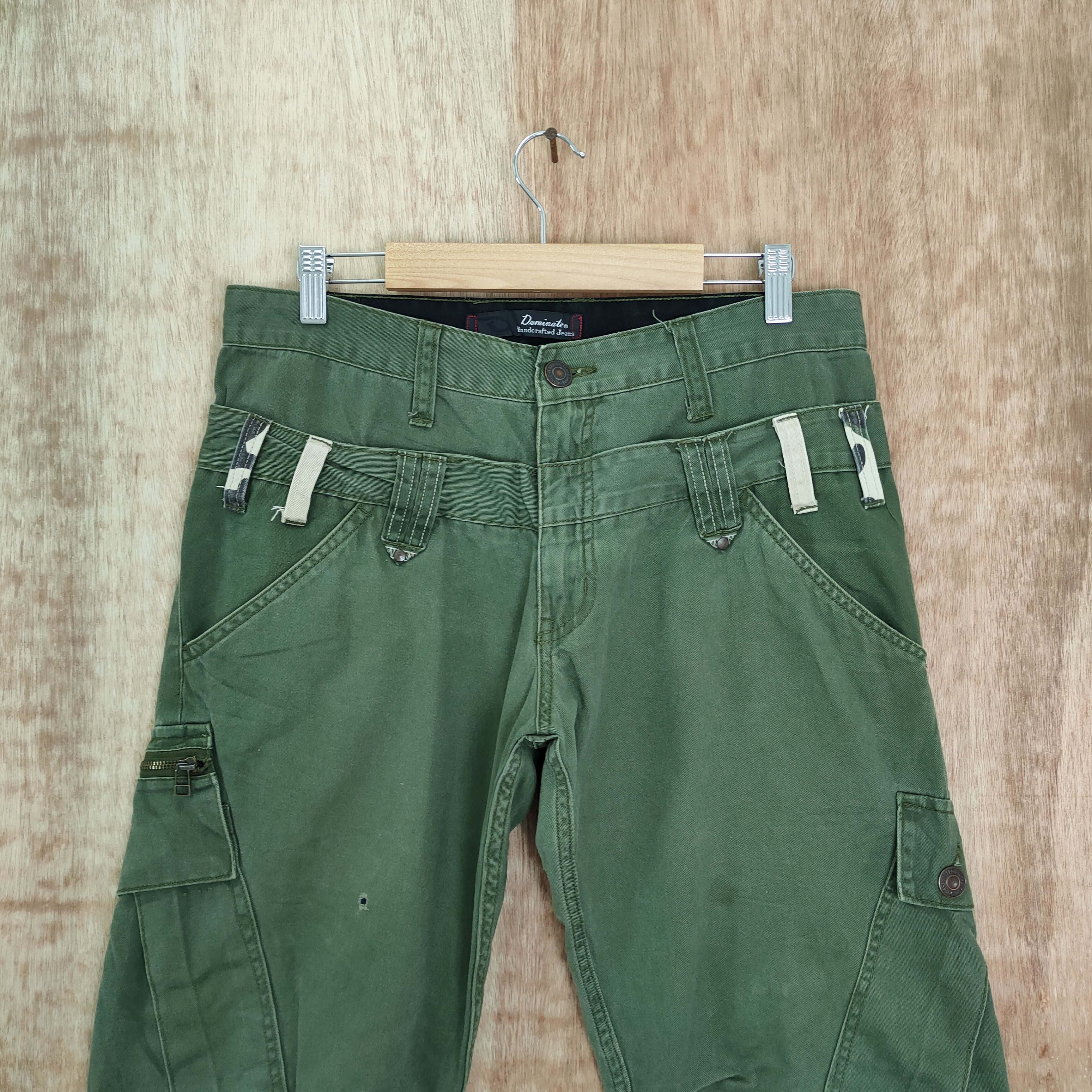 Japanese Brand × Voodoo Tactical DOMINATED HANDCRAFTED DOUBLE WAIST CARGO PANTS Size US 32 / EU 48 - 3 Thumbnail