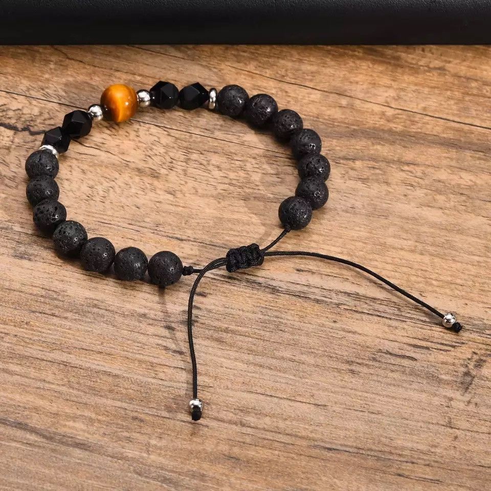 Jewelry 10mm Tiger Eye Stone Bracelets Size ONE SIZE - 2 Thumbnail