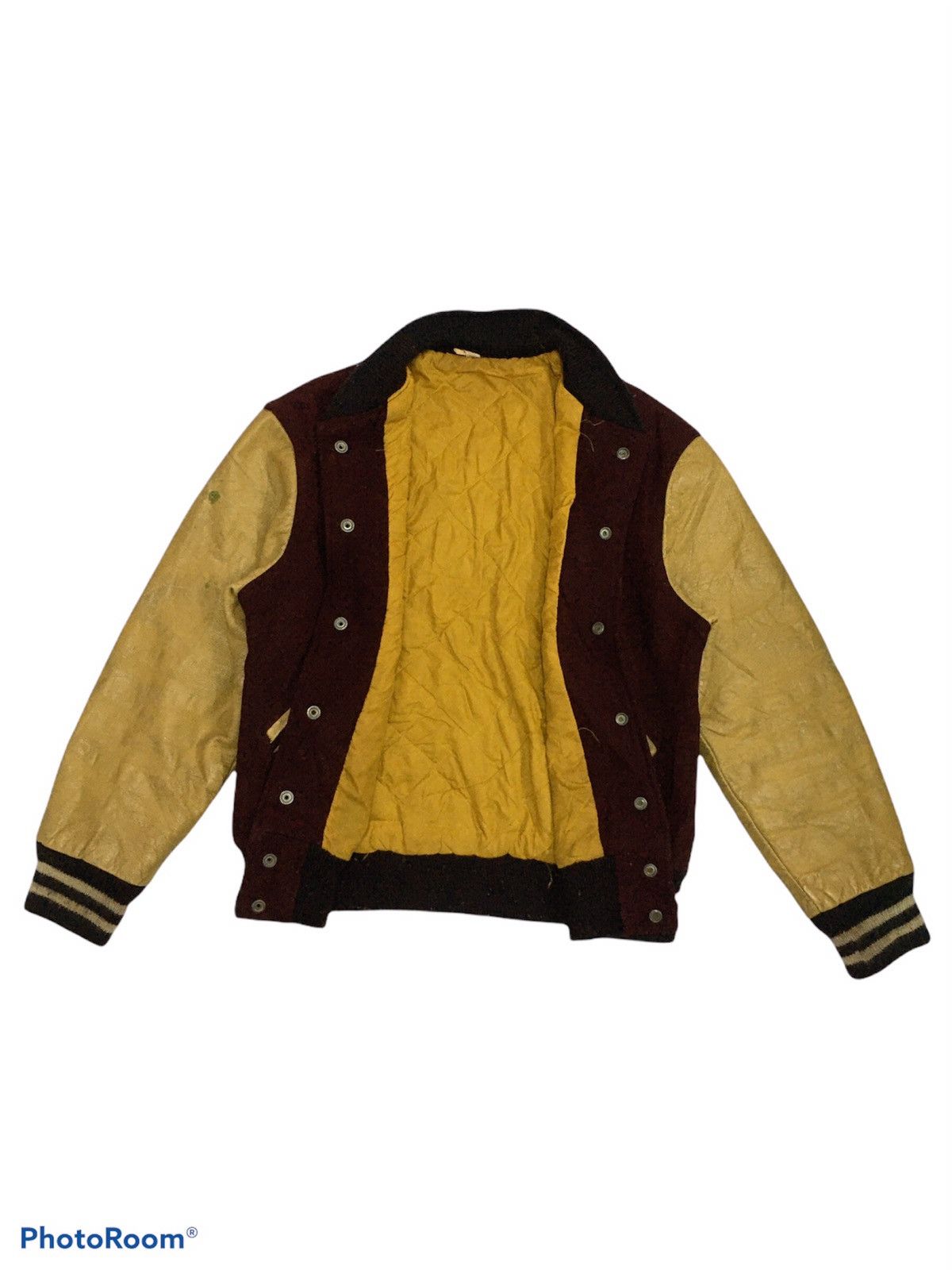 Vintage Vintage 80’s Varsity Jacket Wool/Leather Size US M / EU 48-50 / 2 - 5 Thumbnail