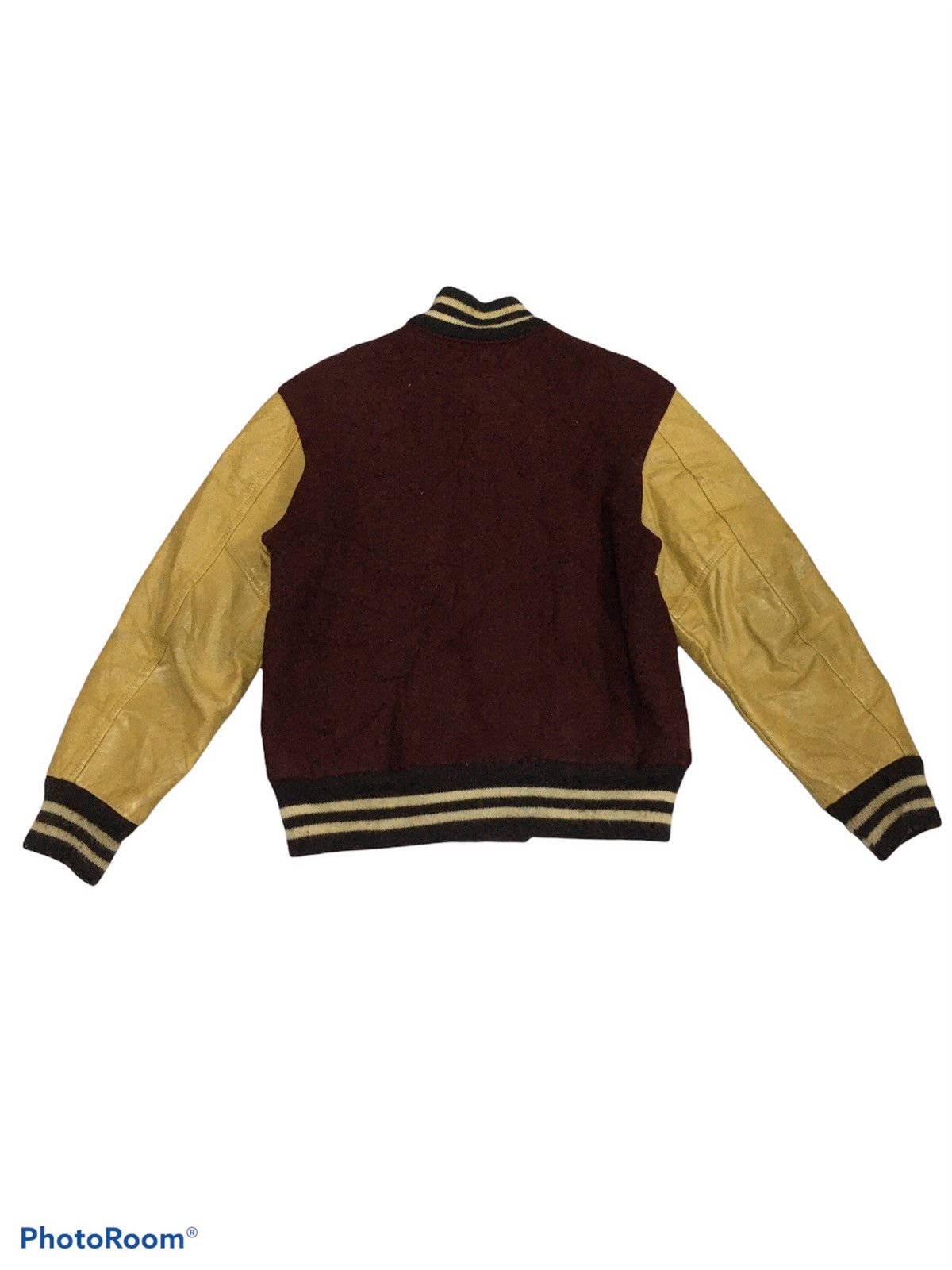 Vintage Vintage 80’s Varsity Jacket Wool/Leather Size US M / EU 48-50 / 2 - 8 Thumbnail