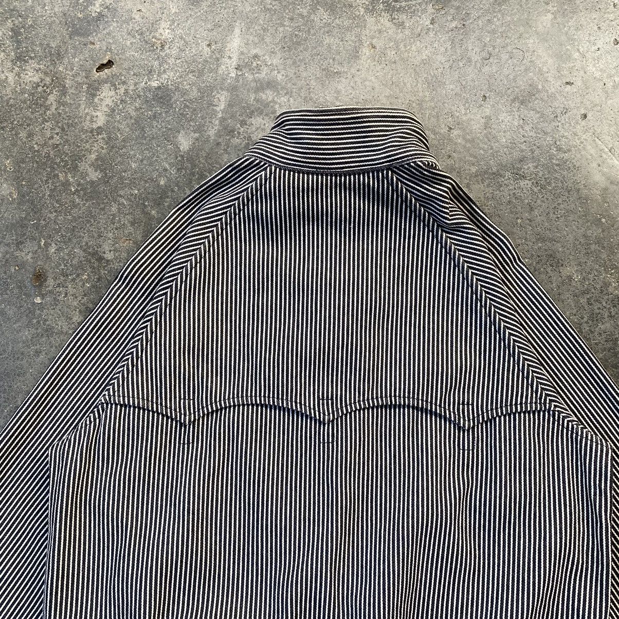 Japanese Brand Vintage Movin Hickory Railroad Stripe Worker Jacket Size US M / EU 48-50 / 2 - 12 Thumbnail
