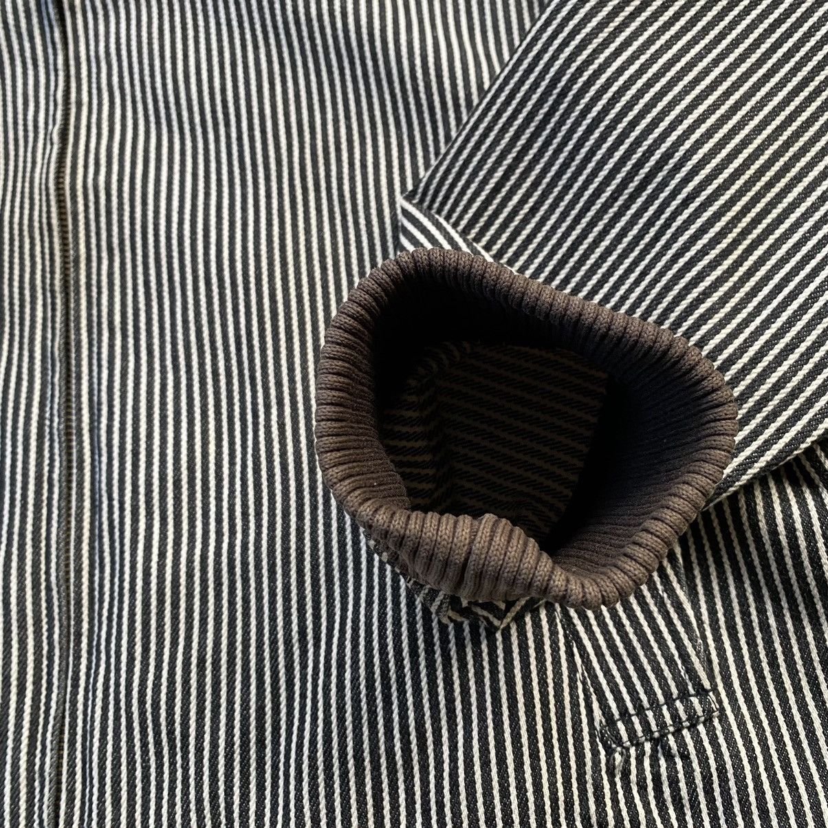 Japanese Brand Vintage Movin Hickory Railroad Stripe Worker Jacket Size US M / EU 48-50 / 2 - 9 Thumbnail