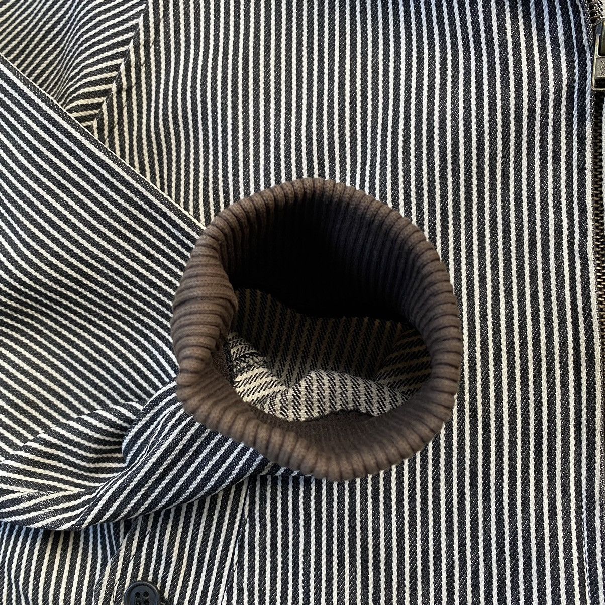 Japanese Brand Vintage Movin Hickory Railroad Stripe Worker Jacket Size US M / EU 48-50 / 2 - 8 Thumbnail