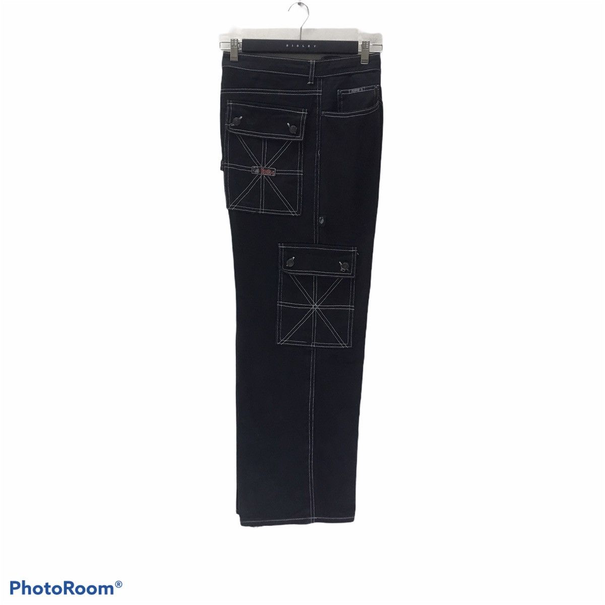 Japanese Brand NAME-S APACHEES Denim Wide Leg Baggy Pants Size US 34 / EU 50 - 3 Thumbnail