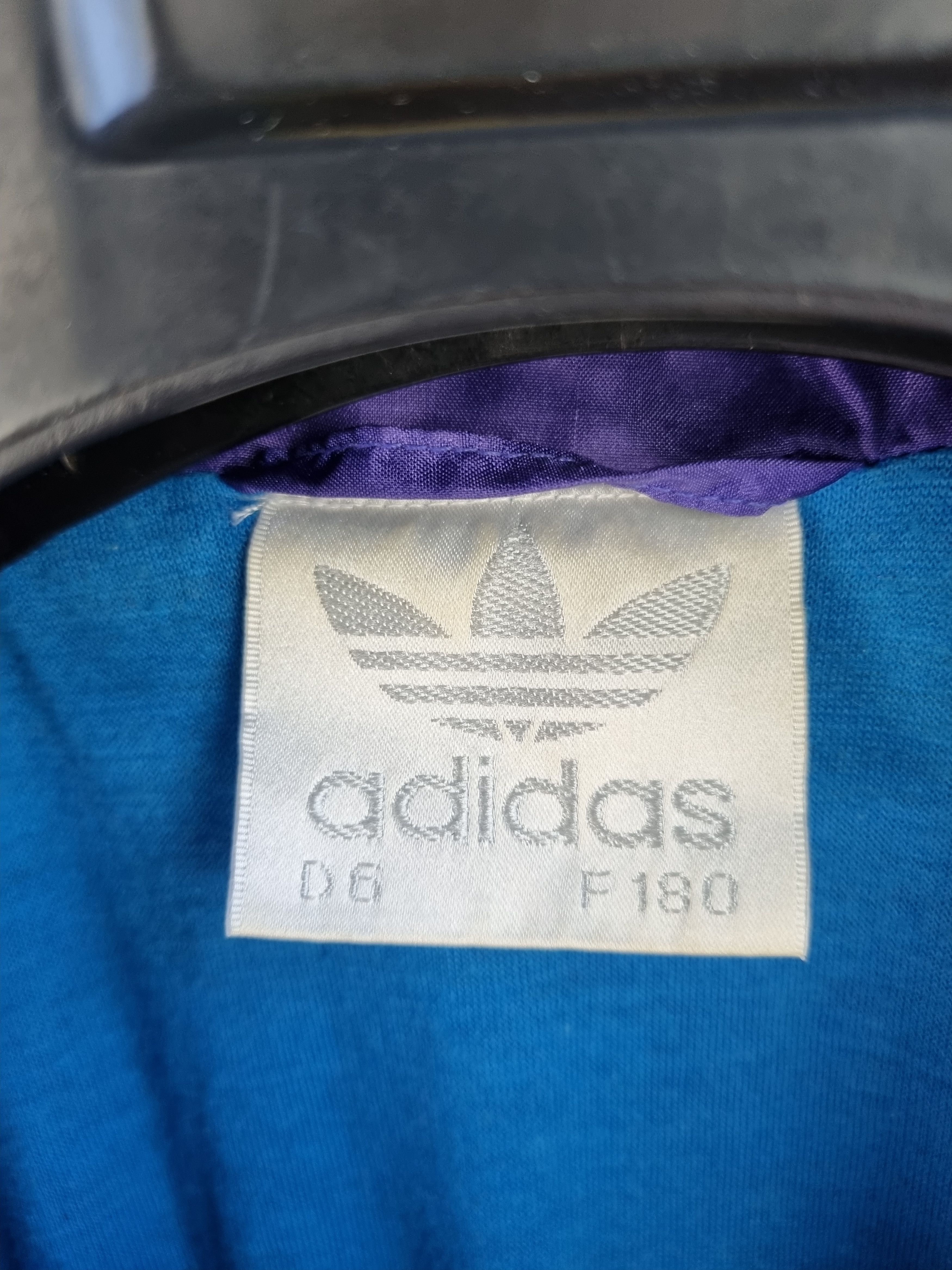Adidas × Vintage 90s ADIDAS Electric Psychedelic Nylon Light Track Jacket Size US L / EU 52-54 / 3 - 12 Thumbnail