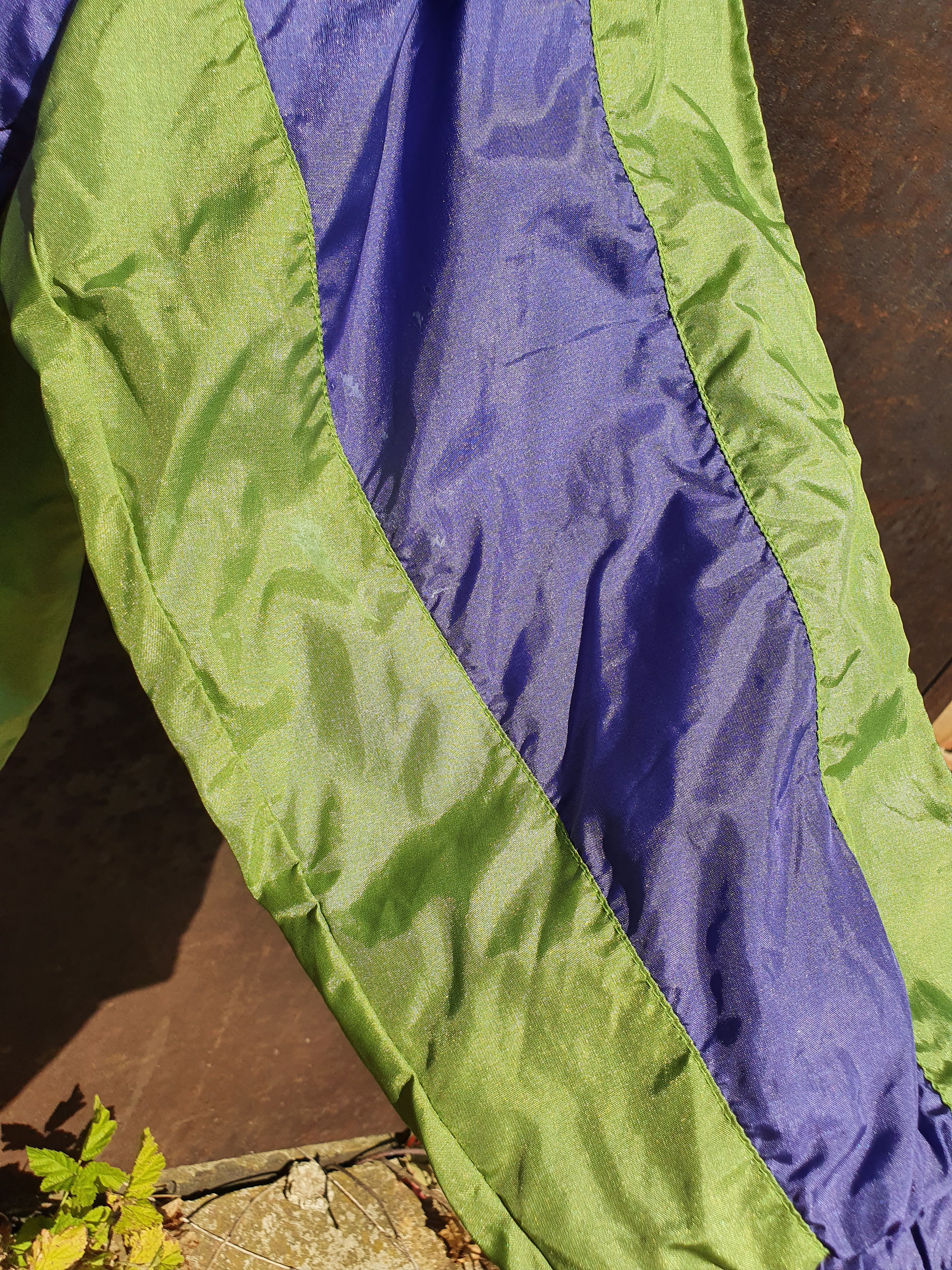 Adidas × Vintage 90s ADIDAS Electric Psychedelic Nylon Light Track Jacket Size US L / EU 52-54 / 3 - 16 Thumbnail