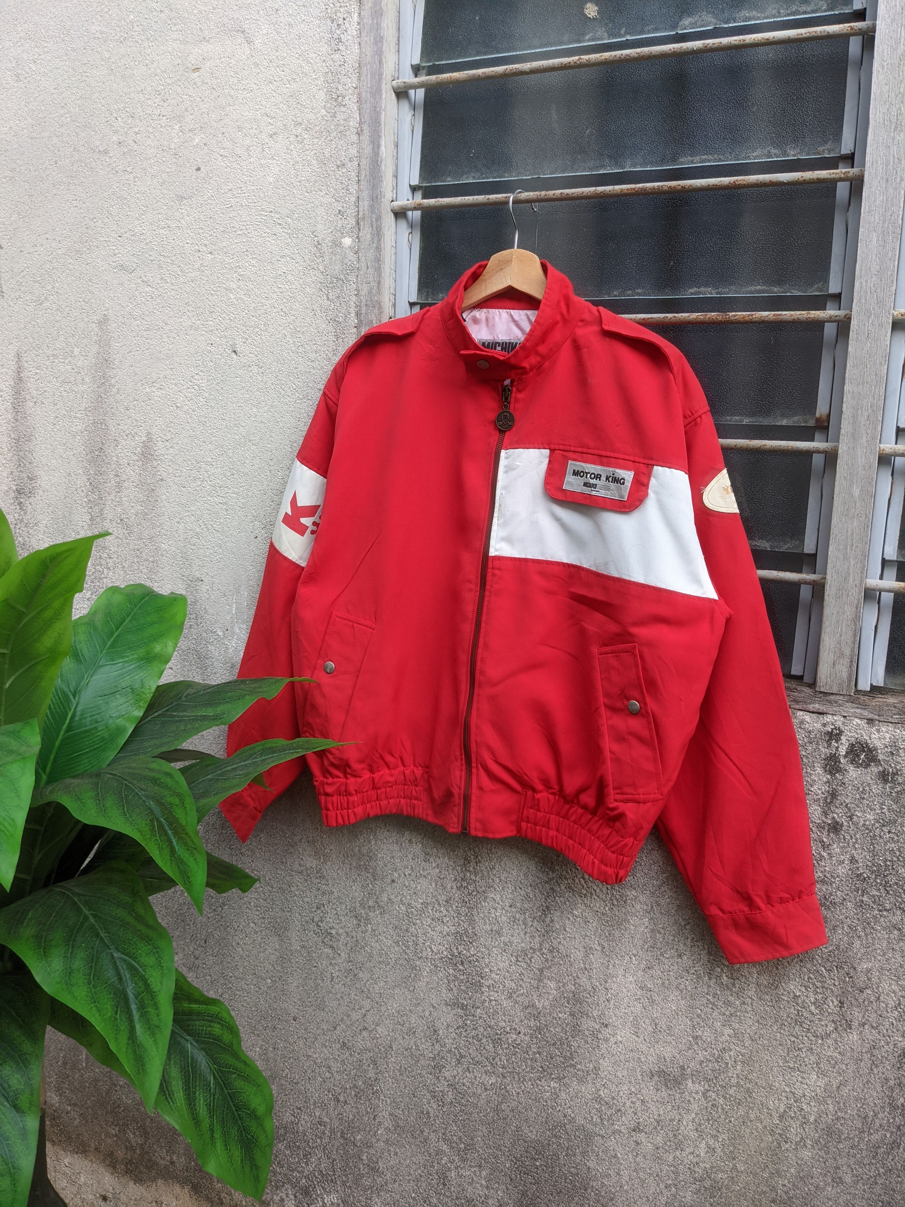 Japanese Brand × Michiko Koshino London Michiko Koshino London woven spellout zip up jacket Size US L / EU 52-54 / 3 - 2 Thumbnail