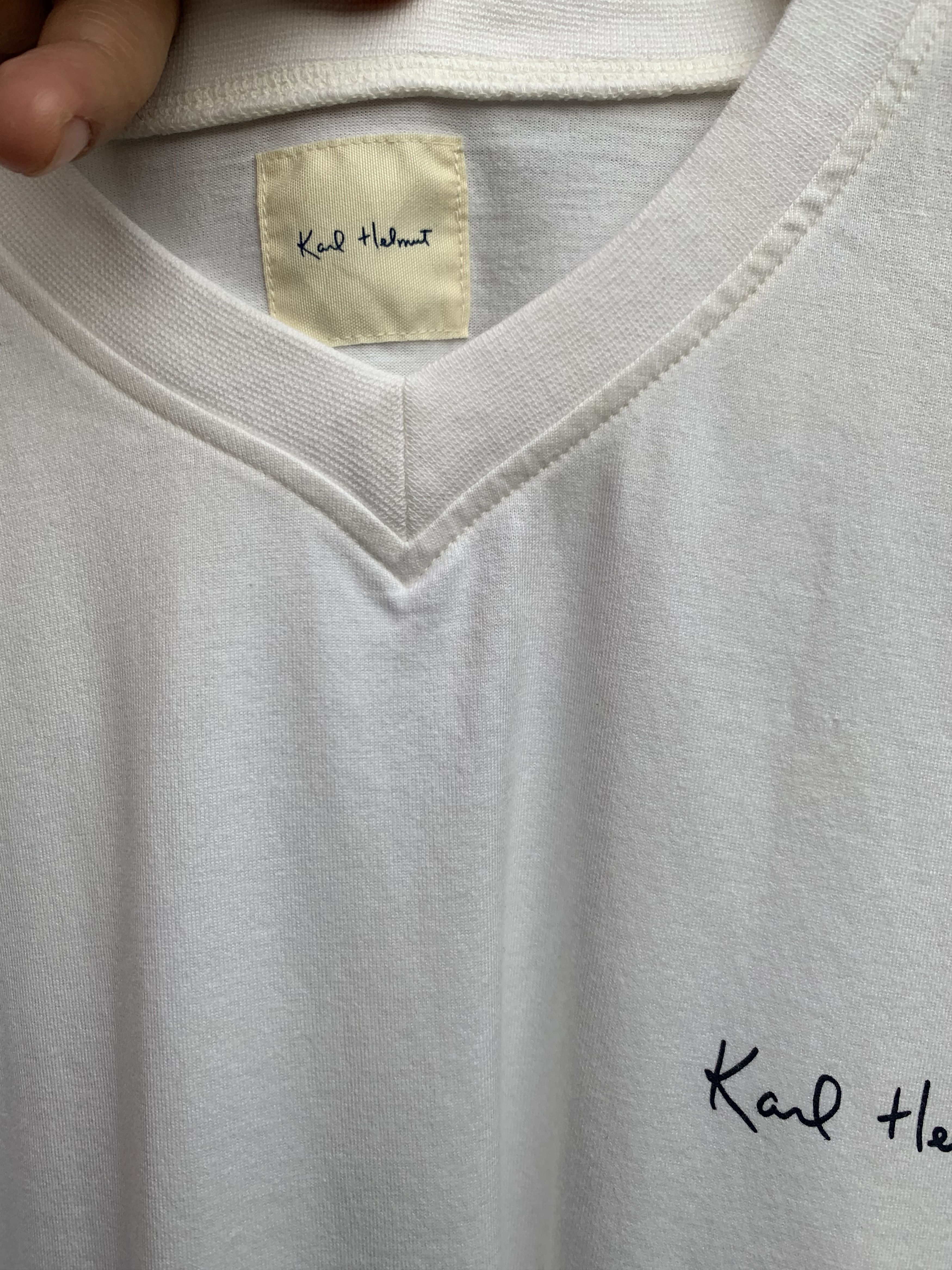 Helmut Lang Karl Helmut Tee Size US L / EU 52-54 / 3 - 2 Thumbnail