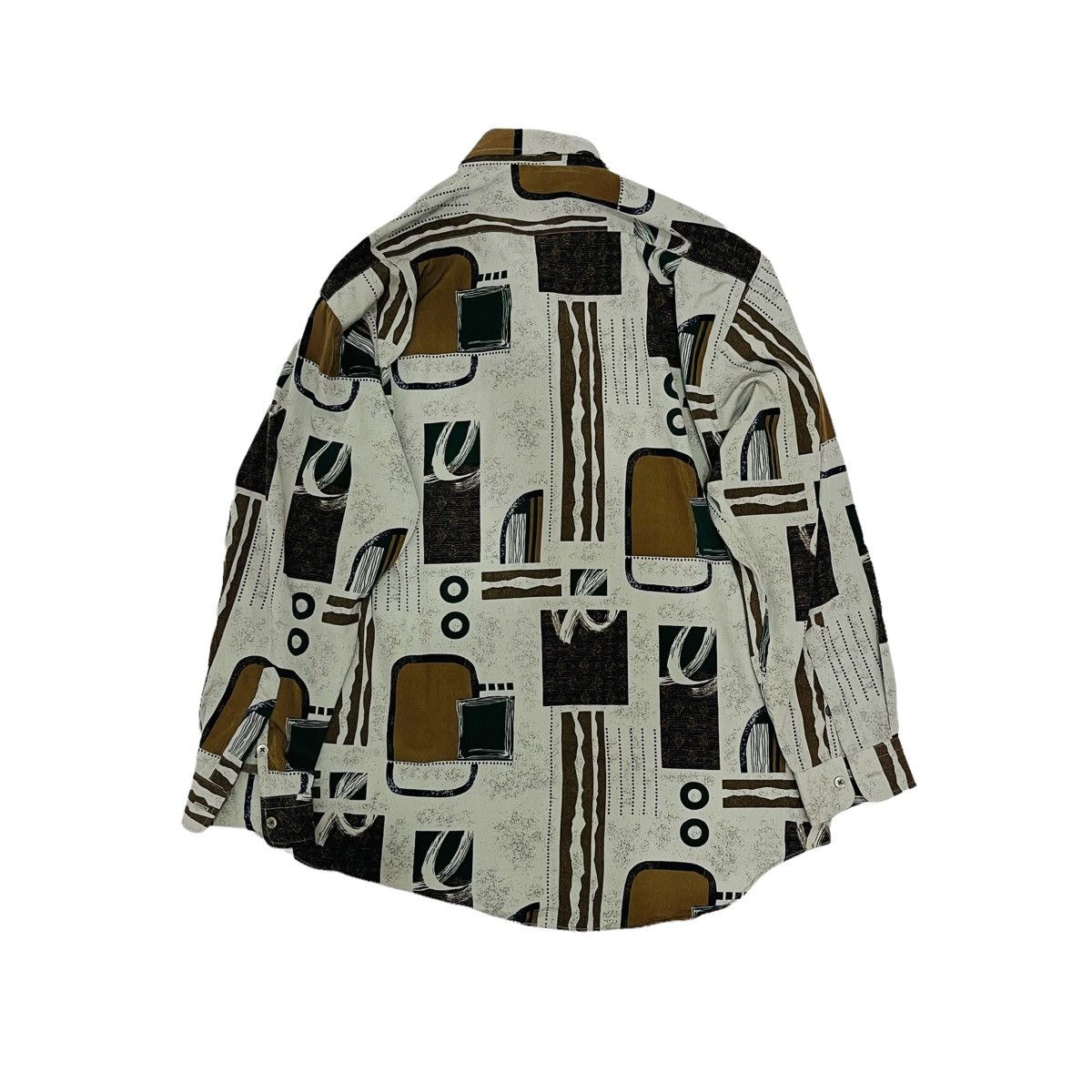 Japanese Brand × Tornado Mart Vintage 80s Mafia Art Rayon Summer Shirt Size US L / EU 52-54 / 3 - 4 Thumbnail