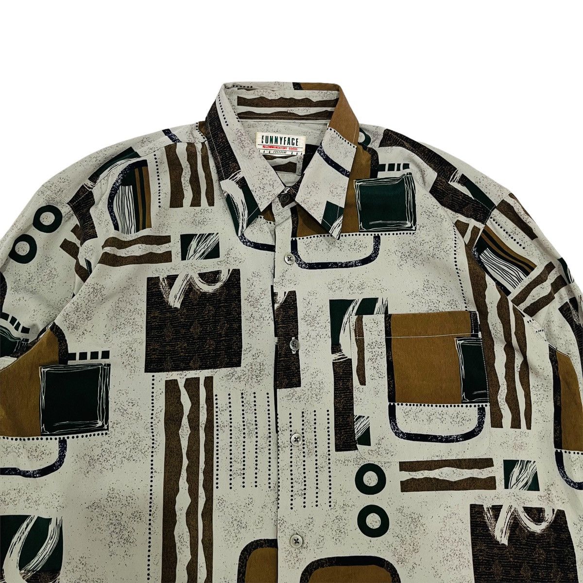 Japanese Brand × Tornado Mart Vintage 80s Mafia Art Rayon Summer Shirt Size US L / EU 52-54 / 3 - 2 Thumbnail