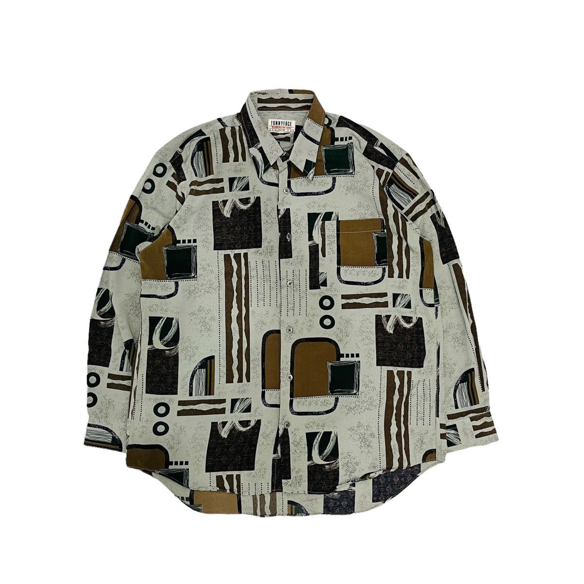 Japanese Brand × Tornado Mart Vintage 80s Mafia Art Rayon Summer Shirt Size US L / EU 52-54 / 3 - 1 Thumbnail