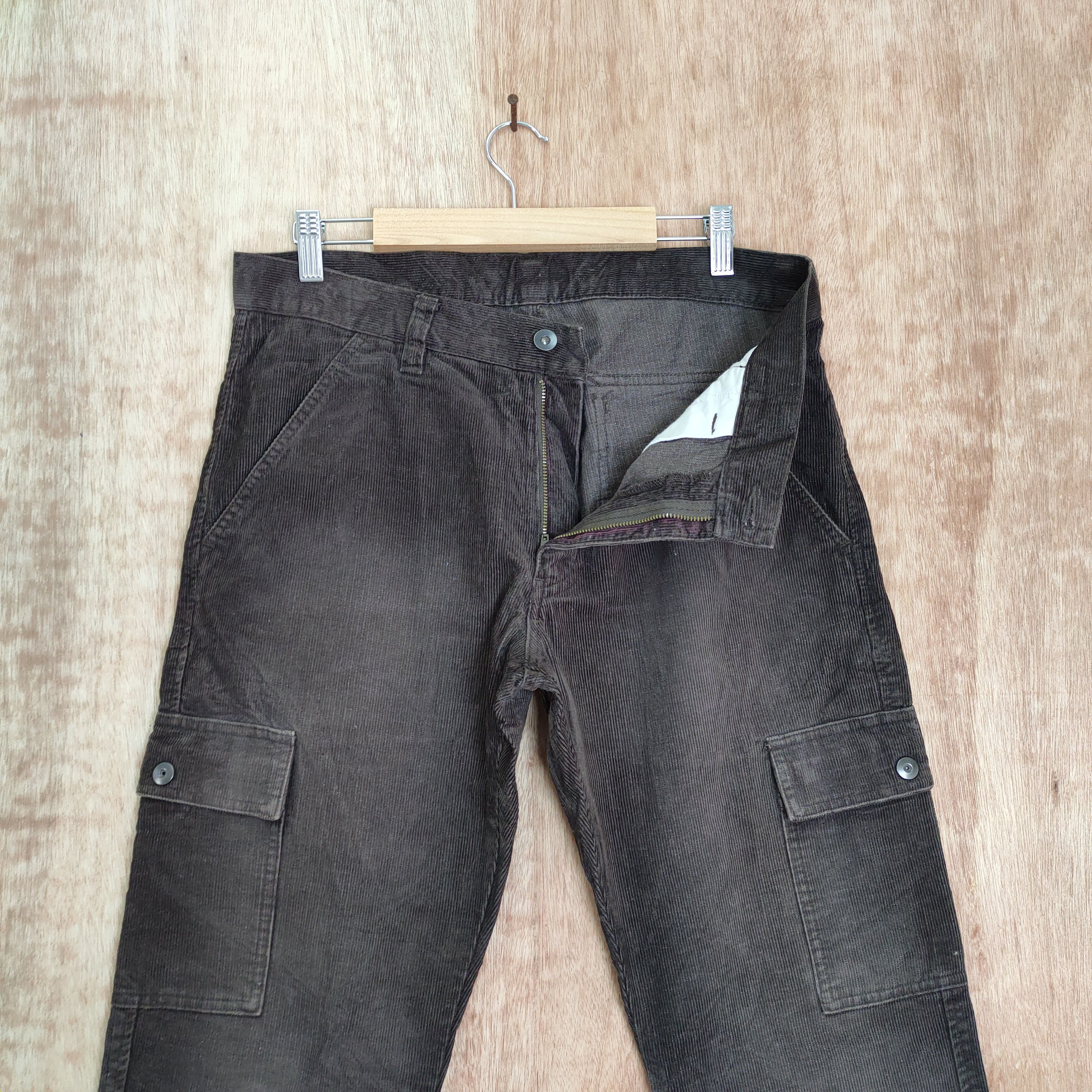 Japanese Brand × Vintage JAPANESE BRAND CARDOROY CARGO PANTS Size US 32 / EU 48 - 6 Thumbnail
