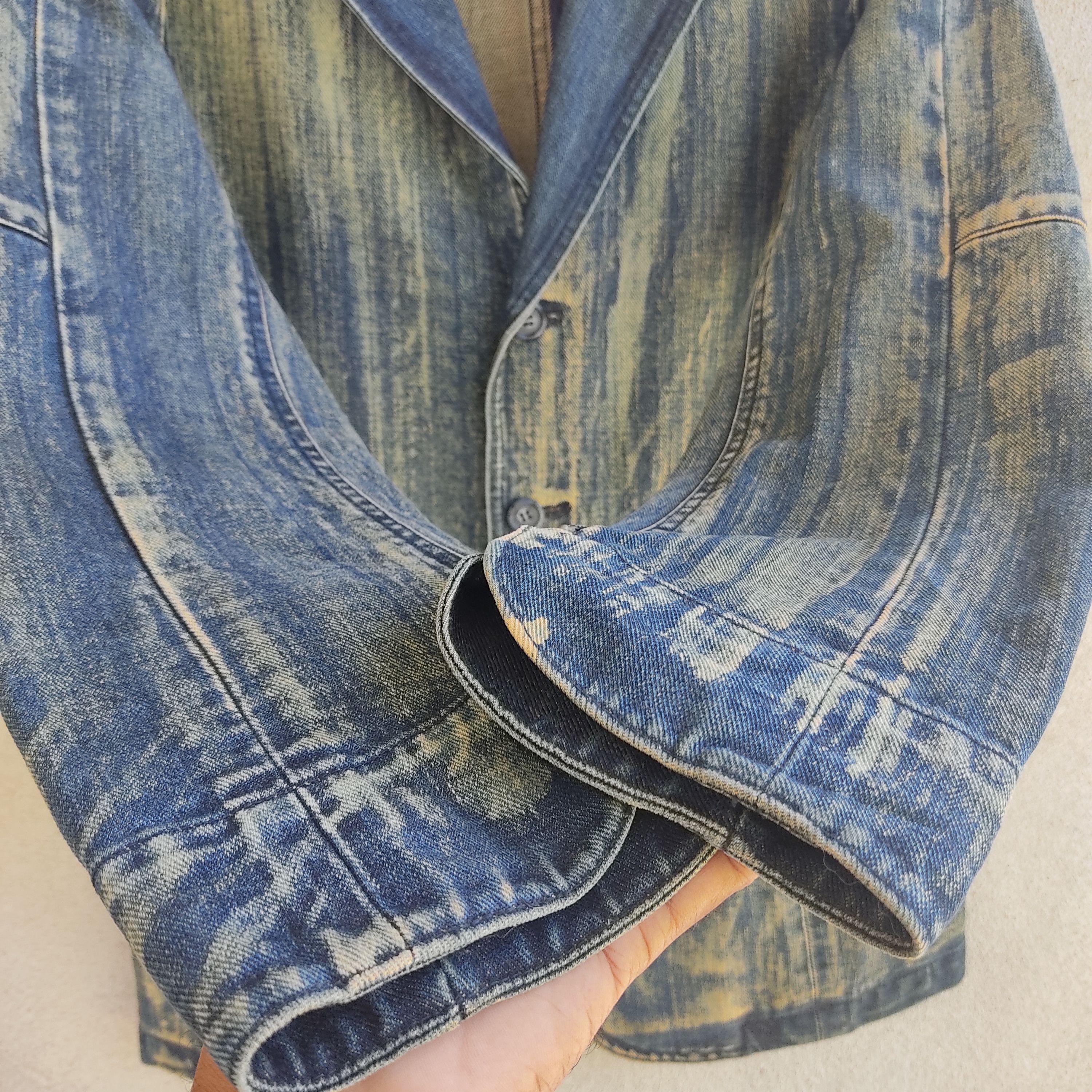 Japanese Brand Tornado Mart Japan Denim Jacket Blazer Size US M / EU 48-50 / 2 - 12 Thumbnail