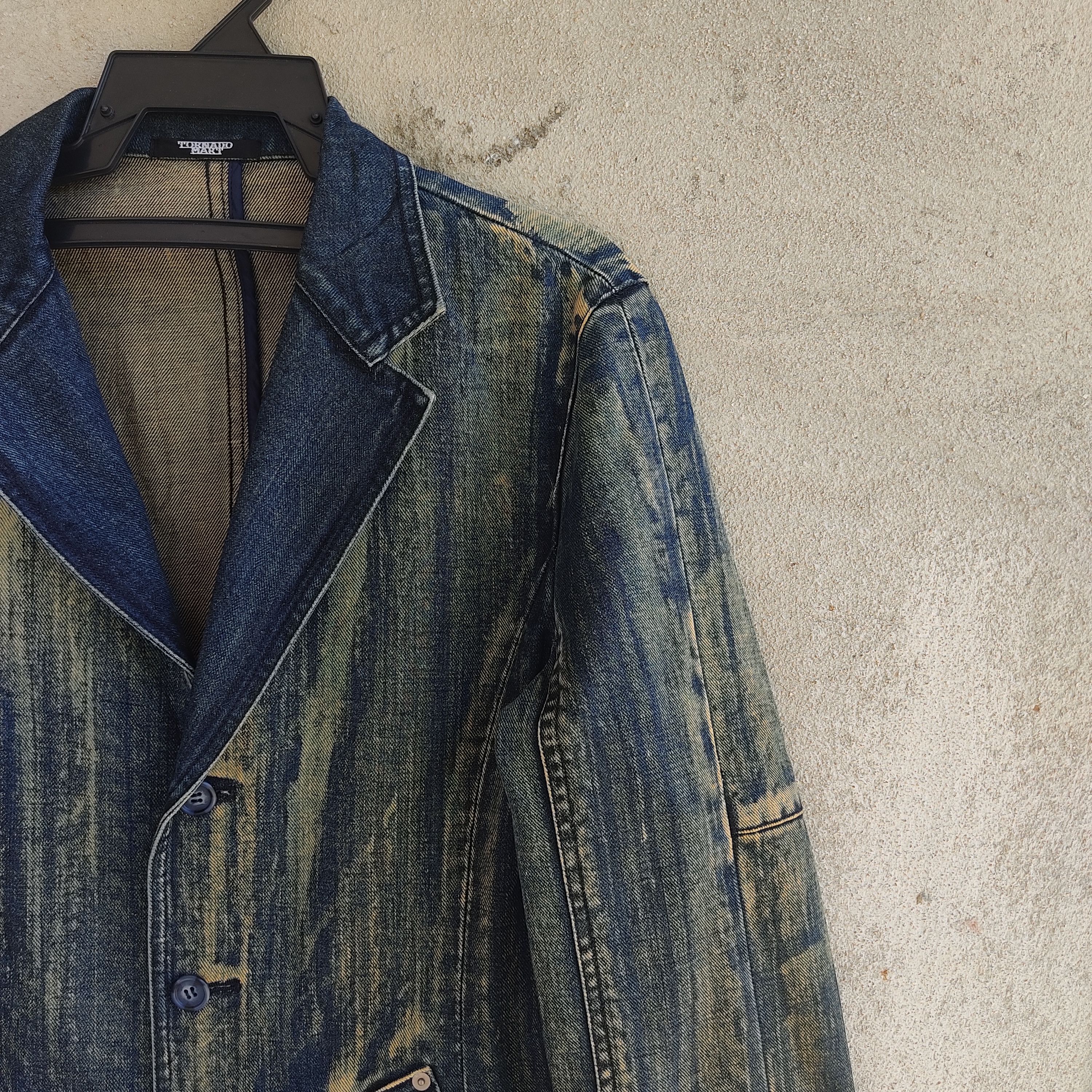 Japanese Brand Tornado Mart Japan Denim Jacket Blazer Size US M / EU 48-50 / 2 - 8 Thumbnail