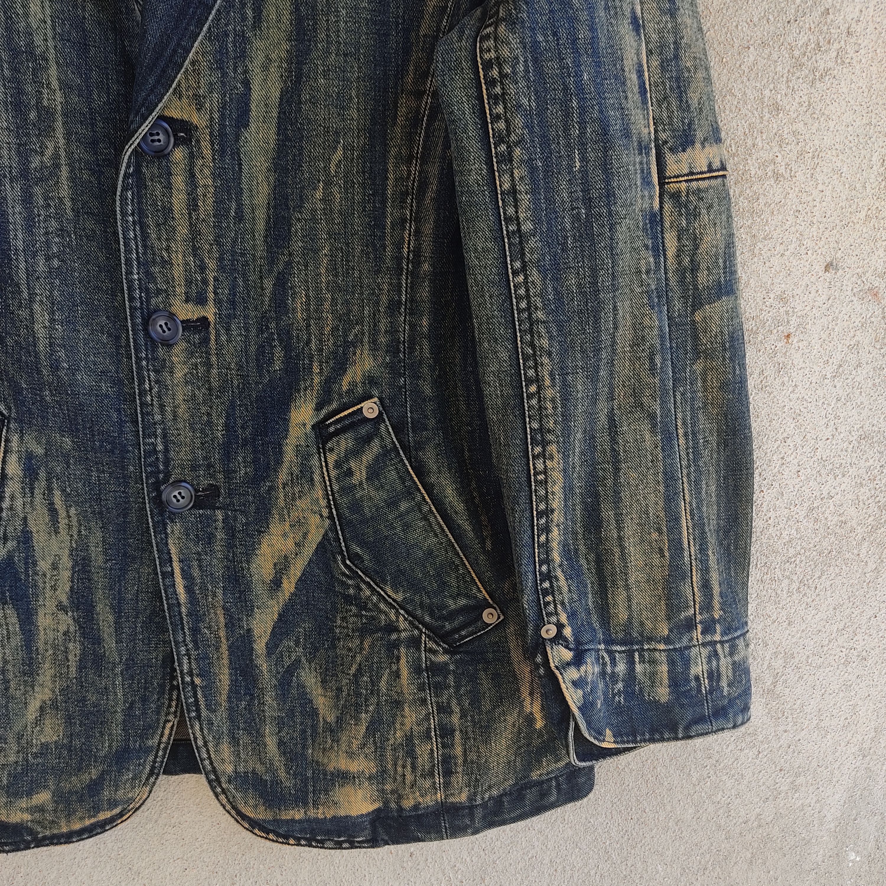 Japanese Brand Tornado Mart Japan Denim Jacket Blazer Size US M / EU 48-50 / 2 - 10 Thumbnail