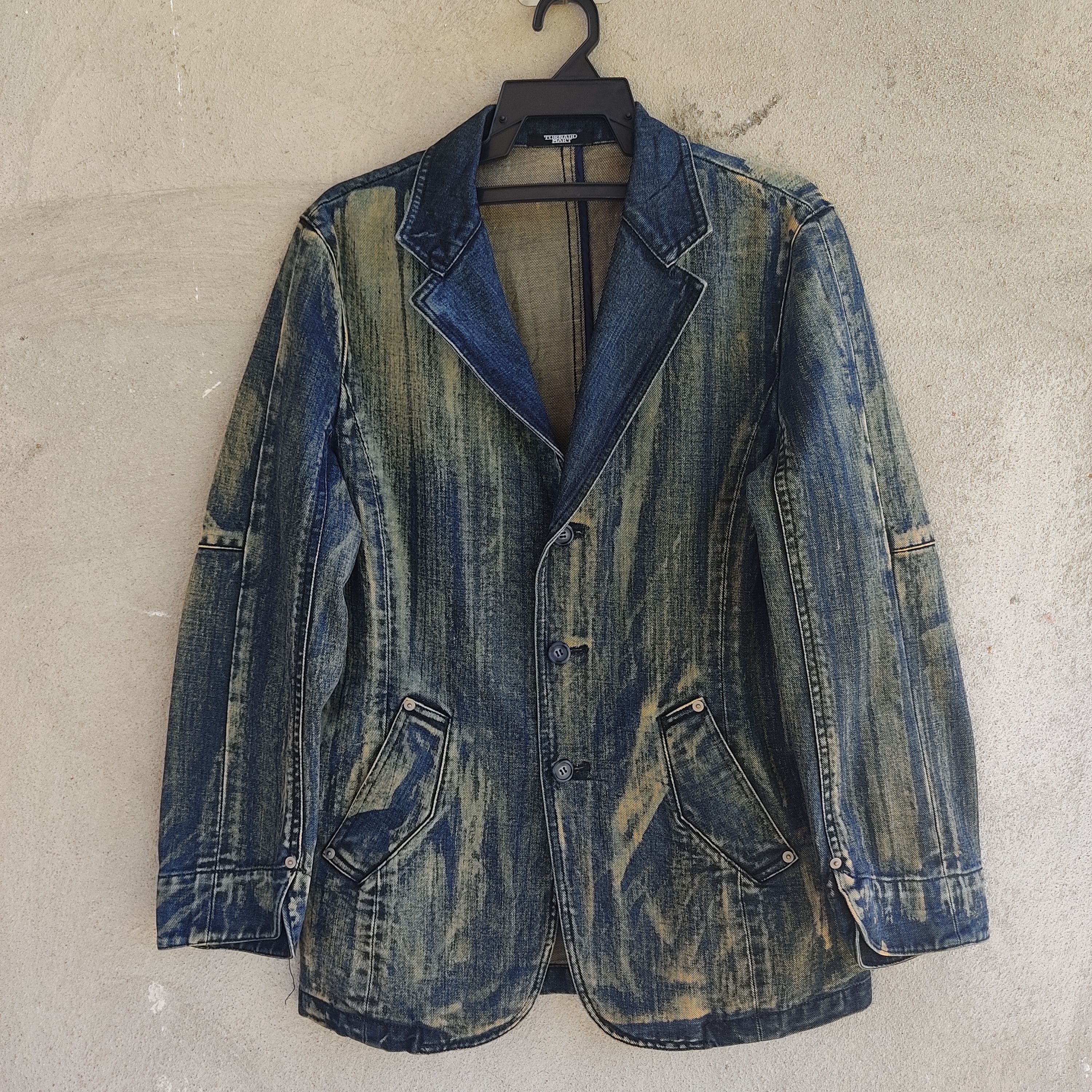 Japanese Brand Tornado Mart Japan Denim Jacket Blazer Size US M / EU 48-50 / 2 - 1 Thumbnail