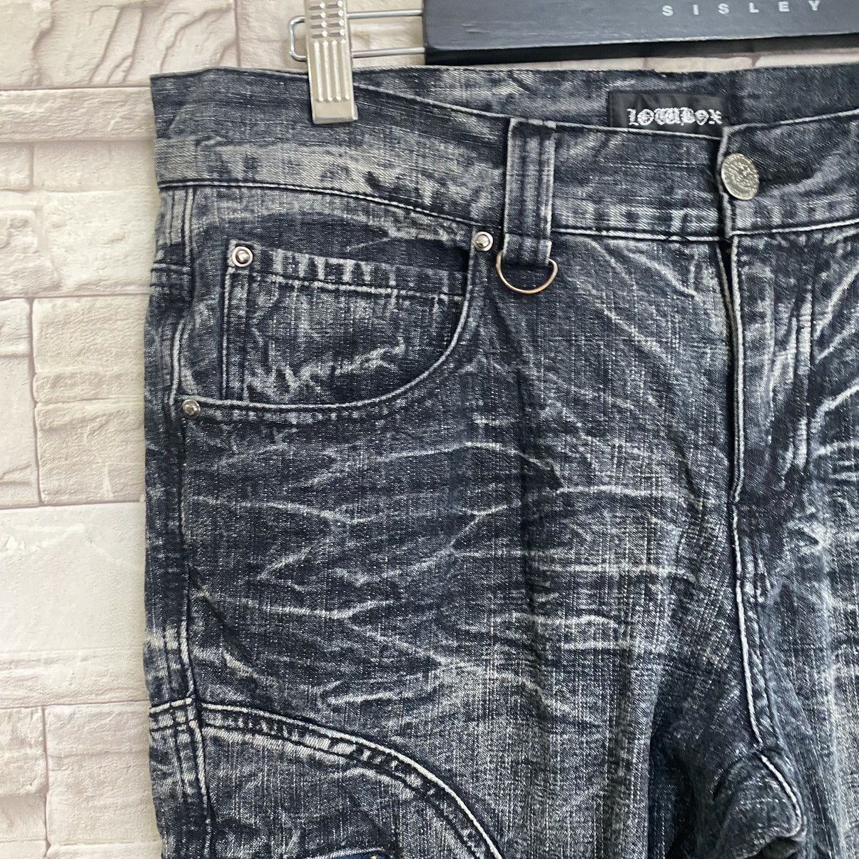 Japanese Brand Japanese Brand LOWBOX Denim Cargo Flare Jeans Size US 32 / EU 48 - 5 Thumbnail