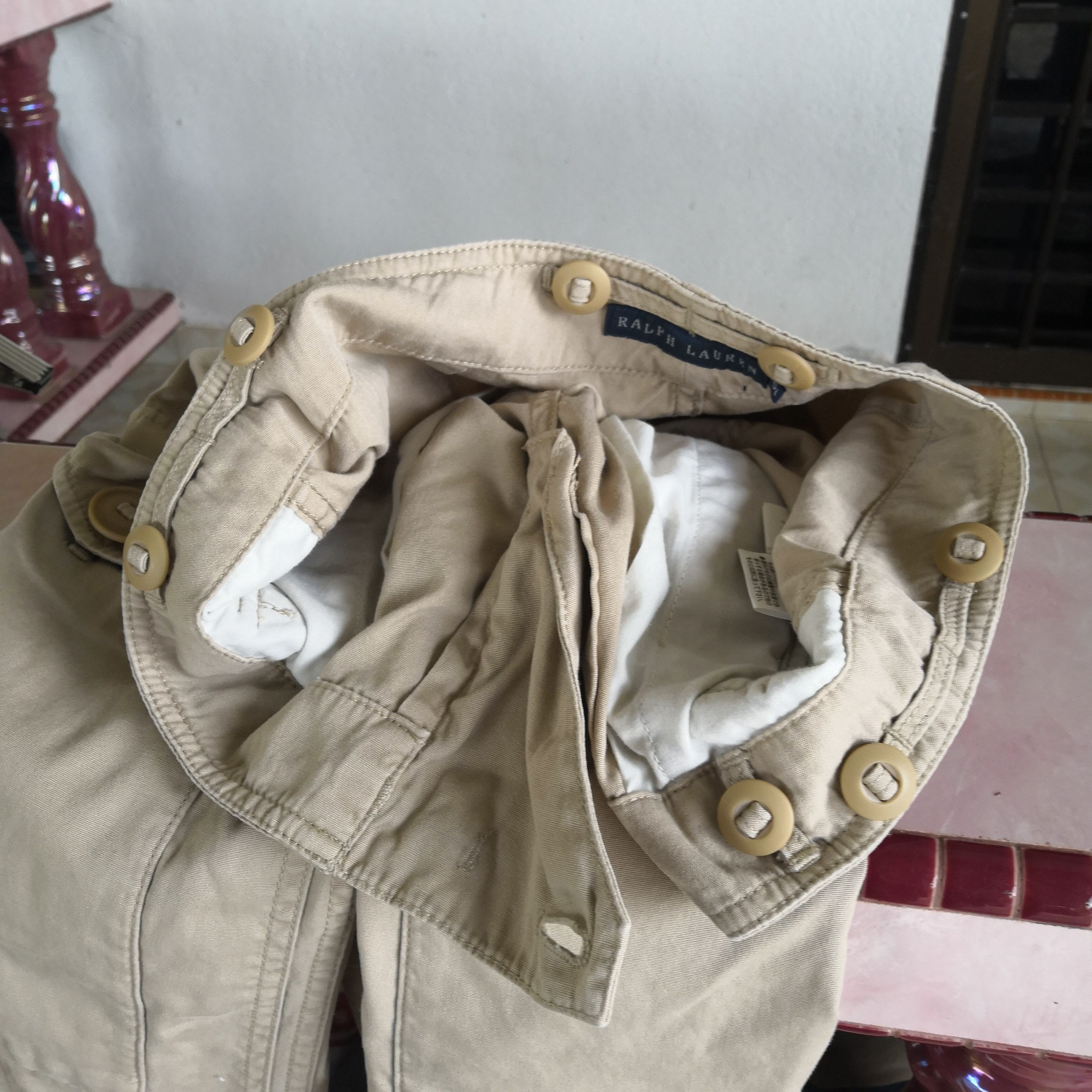 Ralph Lauren × Vintage Ralph Lauren Cargo Pants Multi Pocket Bondage Trousers Size 26" / US 2 / IT 38 - 17 Thumbnail