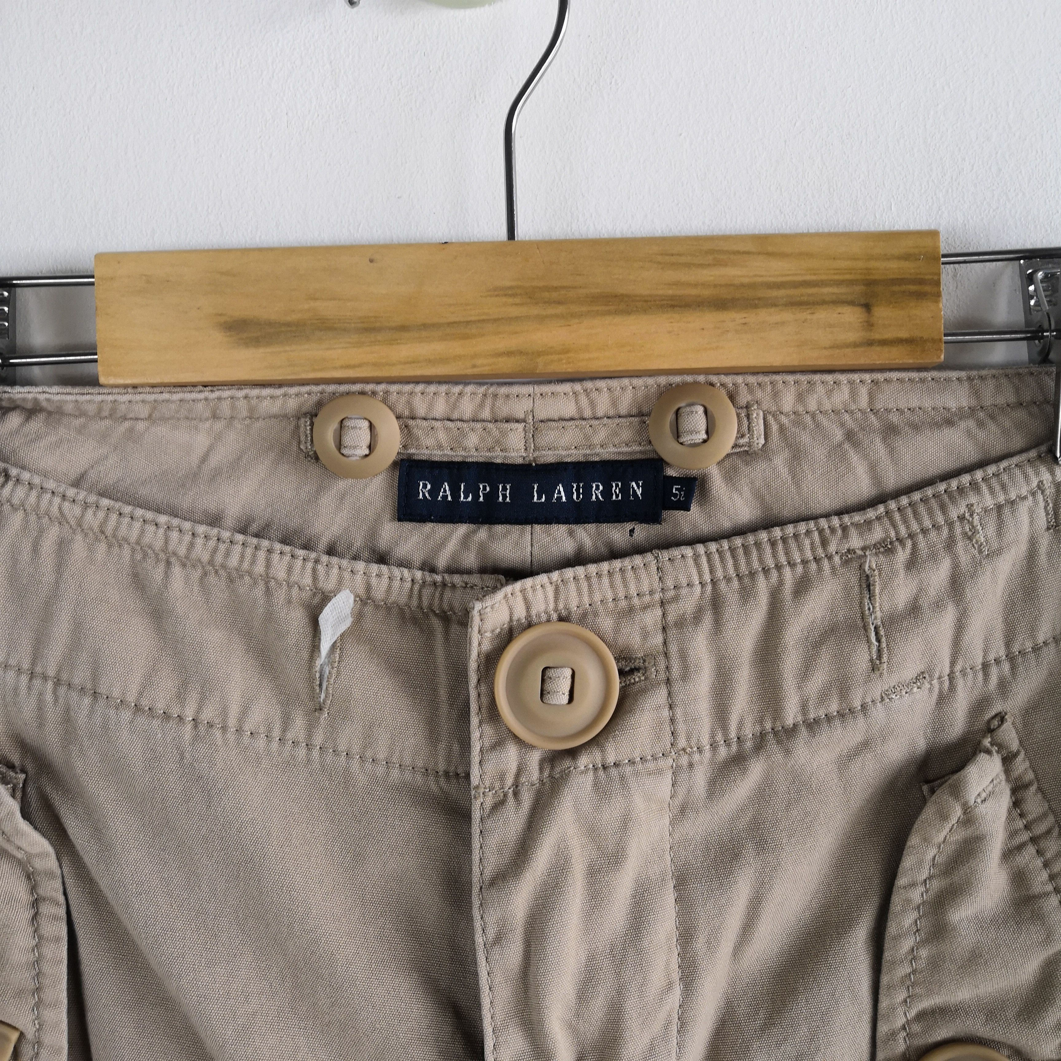 Ralph Lauren × Vintage Ralph Lauren Cargo Pants Multi Pocket Bondage Trousers Size 26" / US 2 / IT 38 - 11 Thumbnail