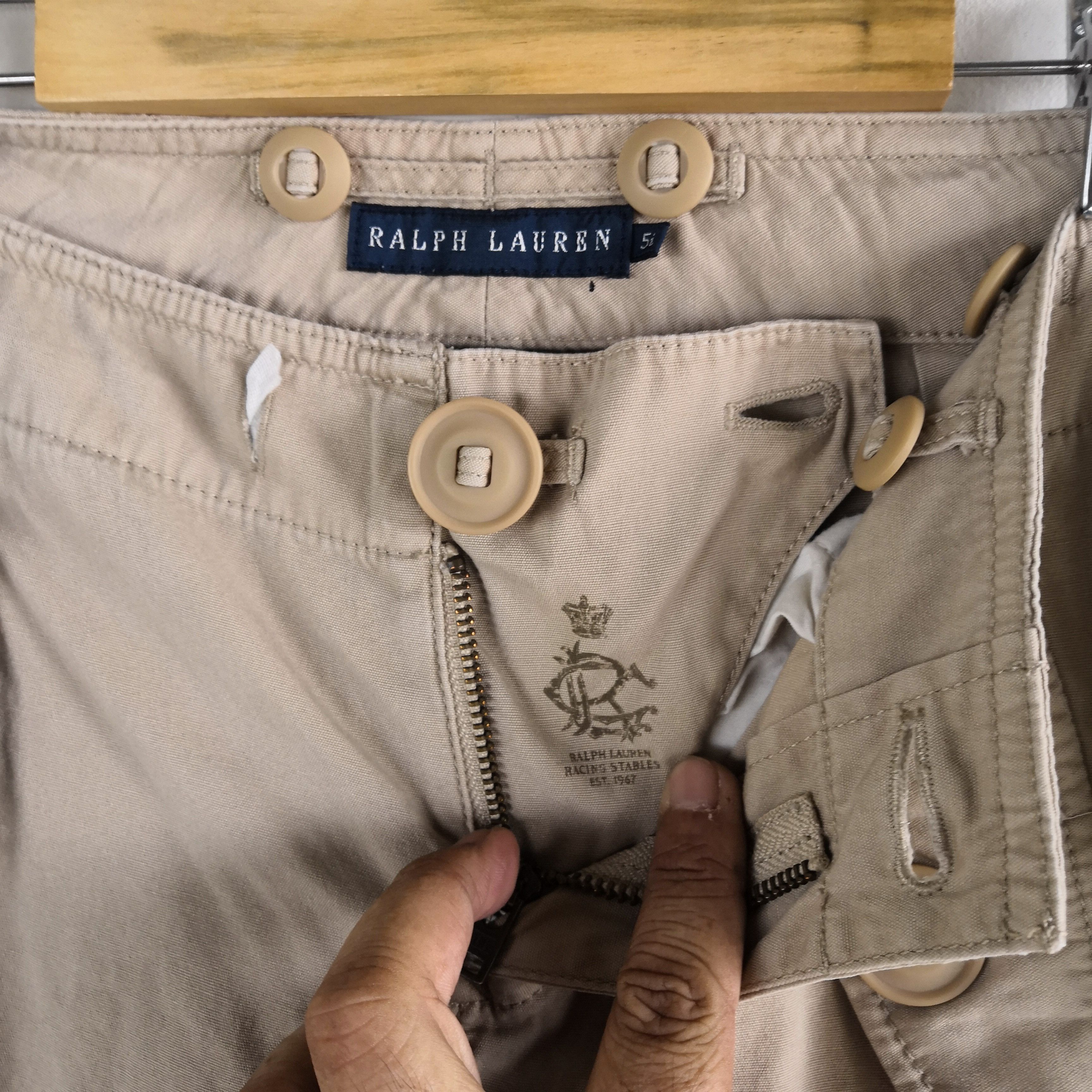 Ralph Lauren × Vintage Ralph Lauren Cargo Pants Multi Pocket Bondage Trousers Size 26" / US 2 / IT 38 - 12 Thumbnail