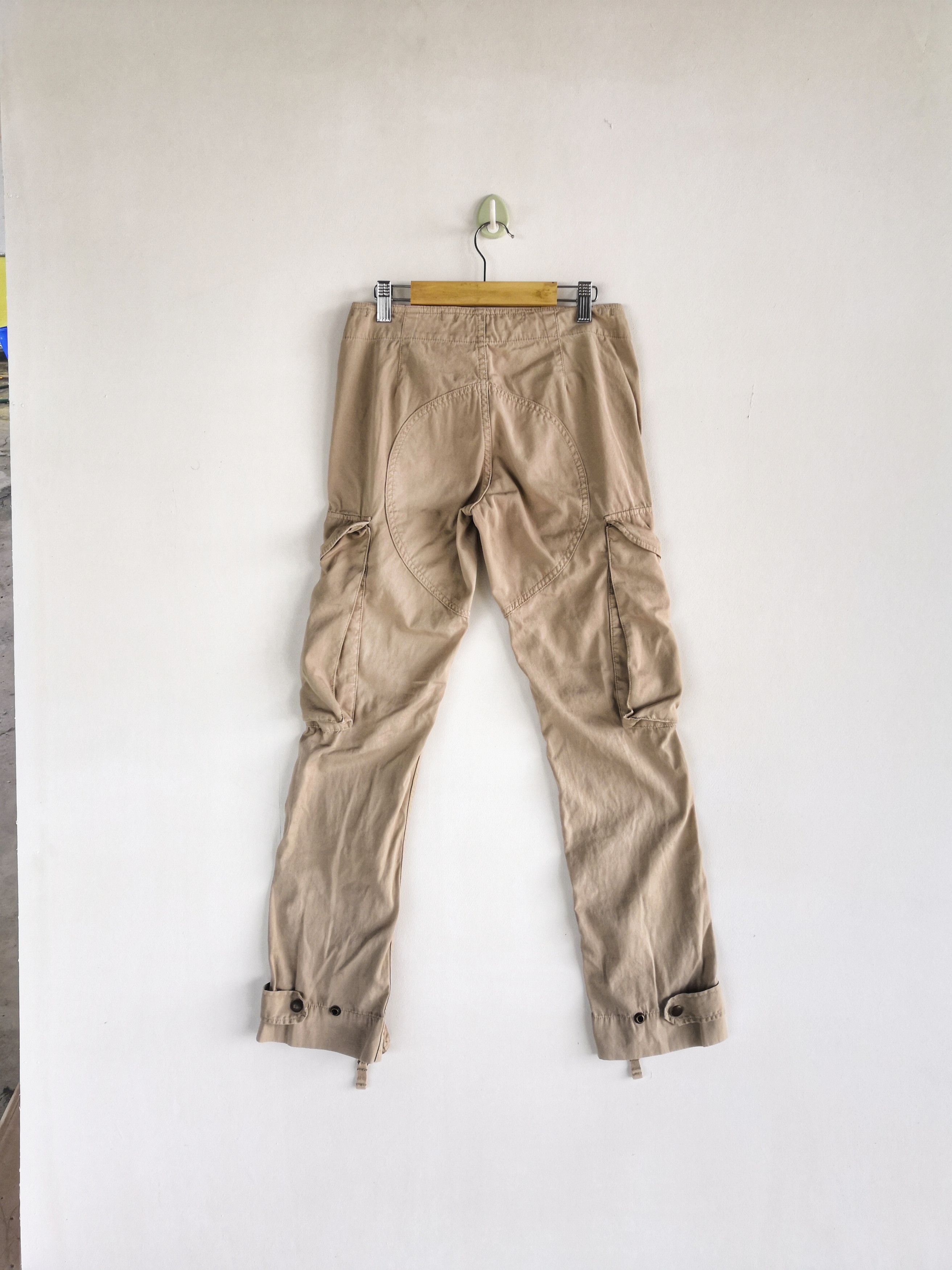 Ralph Lauren × Vintage Ralph Lauren Cargo Pants Multi Pocket Bondage Trousers Size 26" / US 2 / IT 38 - 2 Thumbnail