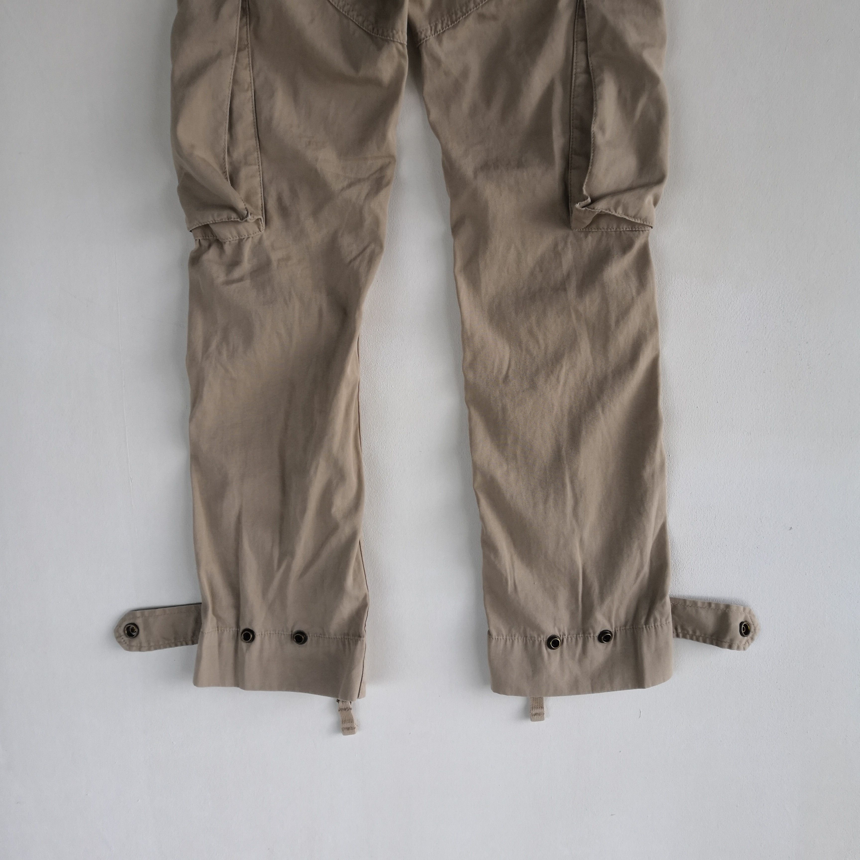 Ralph Lauren × Vintage Ralph Lauren Cargo Pants Multi Pocket Bondage Trousers Size 26" / US 2 / IT 38 - 10 Thumbnail