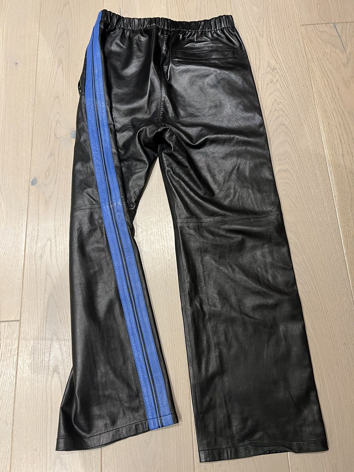 Marni Marni Loose-fit soft lamb leather trackpant trousers Size US 32 / EU 48 - 6 Thumbnail