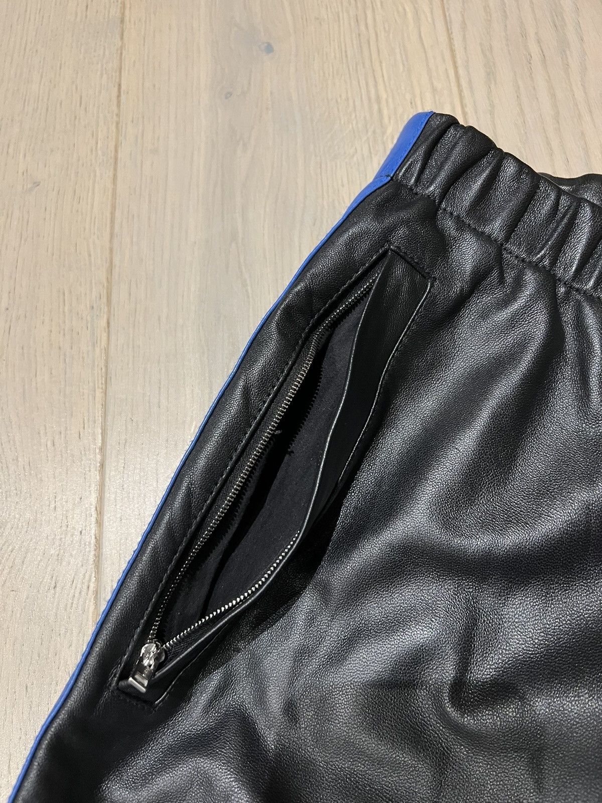 Marni Marni Loose-fit soft lamb leather trackpant trousers Size US 32 / EU 48 - 3 Thumbnail