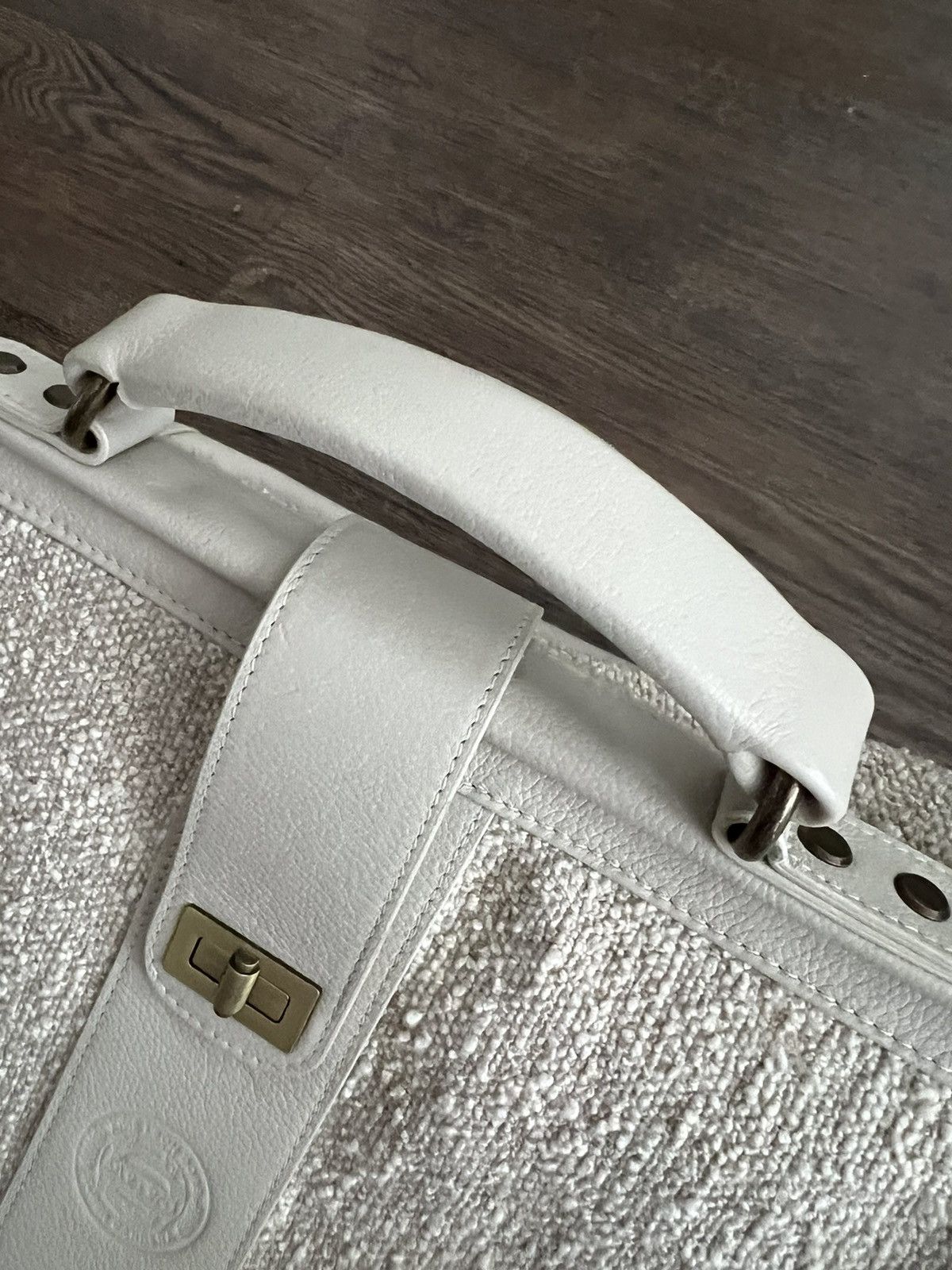 Aime Leon Dore × Porsche Design Porsche 911SC Leather Car Kit Bag Duffle Size ONE SIZE - 3 Thumbnail