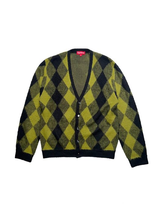 Supreme Supreme Argyle Brushed Cardigan | Grailed