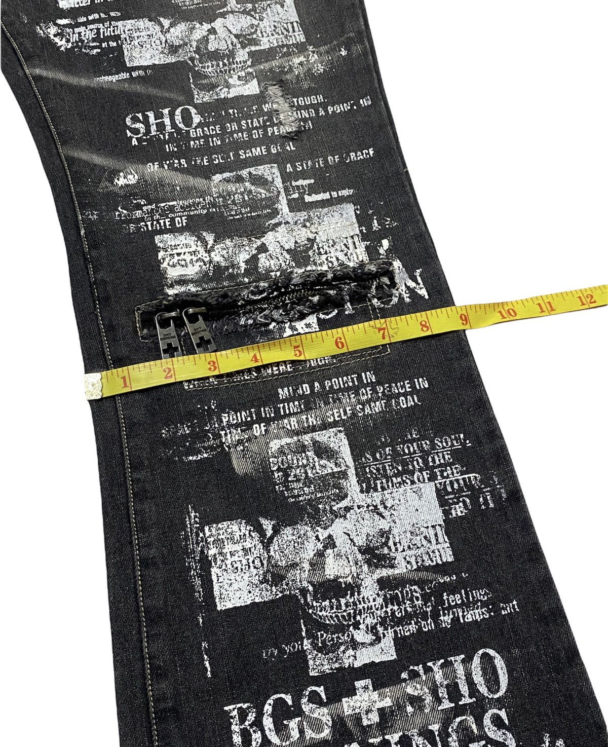 BERNINGS SHO Japanese Brand Bernings-Sho Distressed Punk Design Size US 31 - 8 Thumbnail