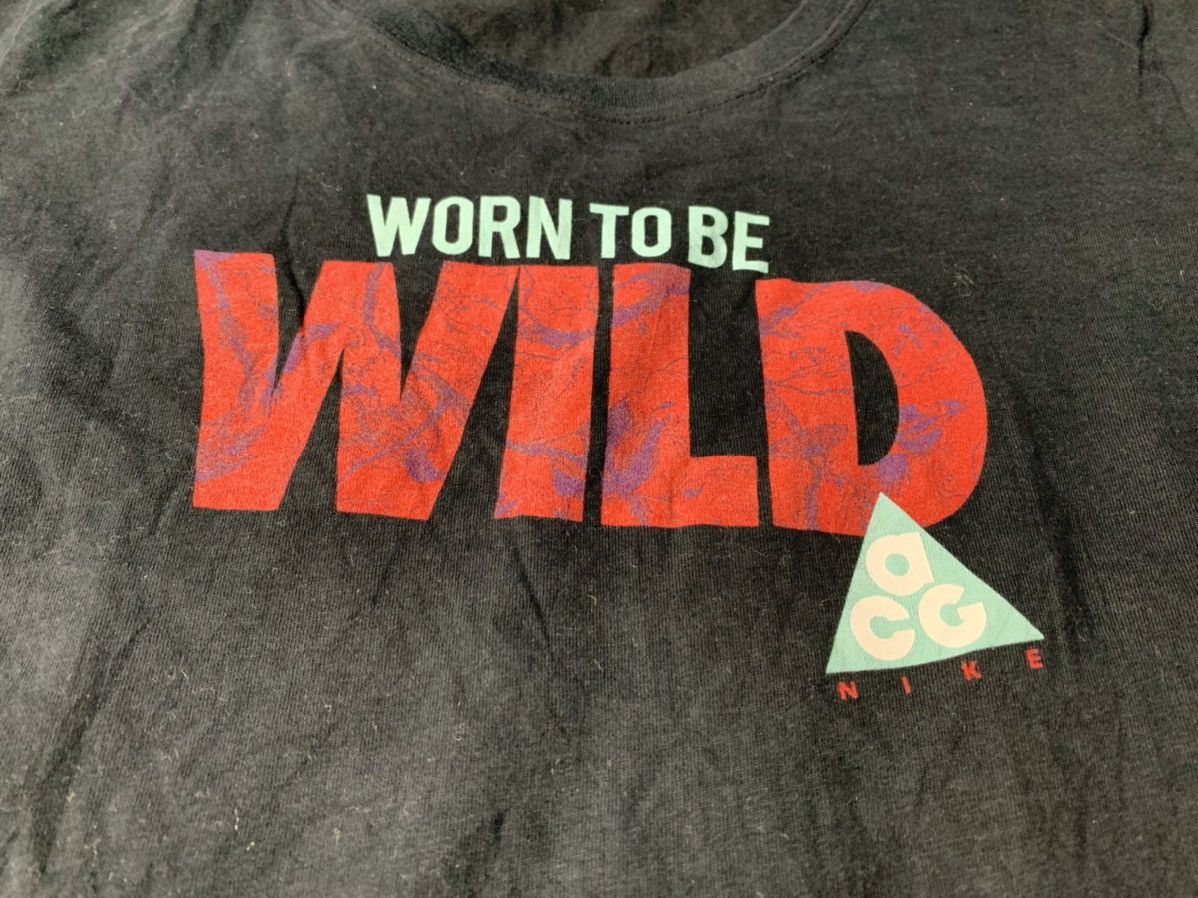 Nike ACG Nike ACG Worn to be Wild Spell Out Long Sleeve Tee Size XS / US 0-2 / IT 36-38 - 2 Thumbnail