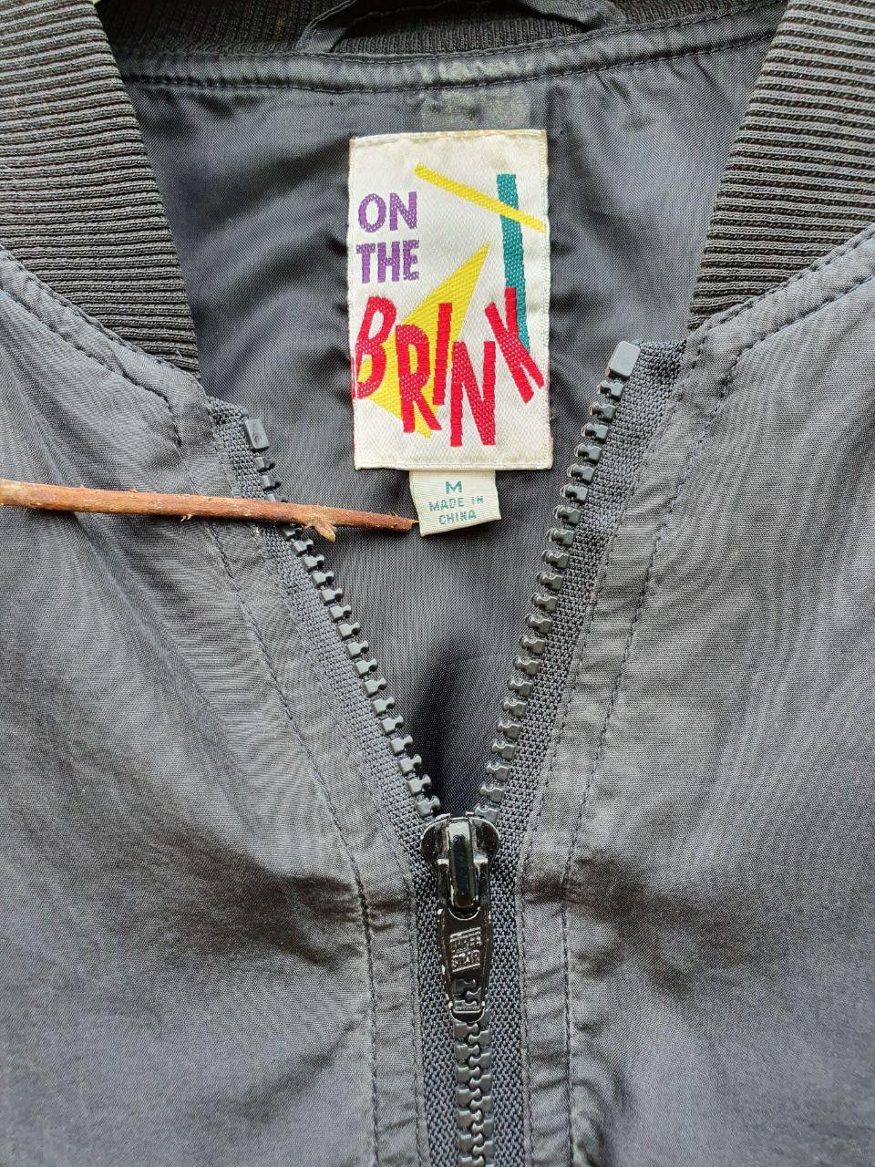 Japanese Brand 80s Silk Bomber Jacket Black On The Brink RICK OWENS Style Size US M / EU 48-50 / 2 - 5 Thumbnail