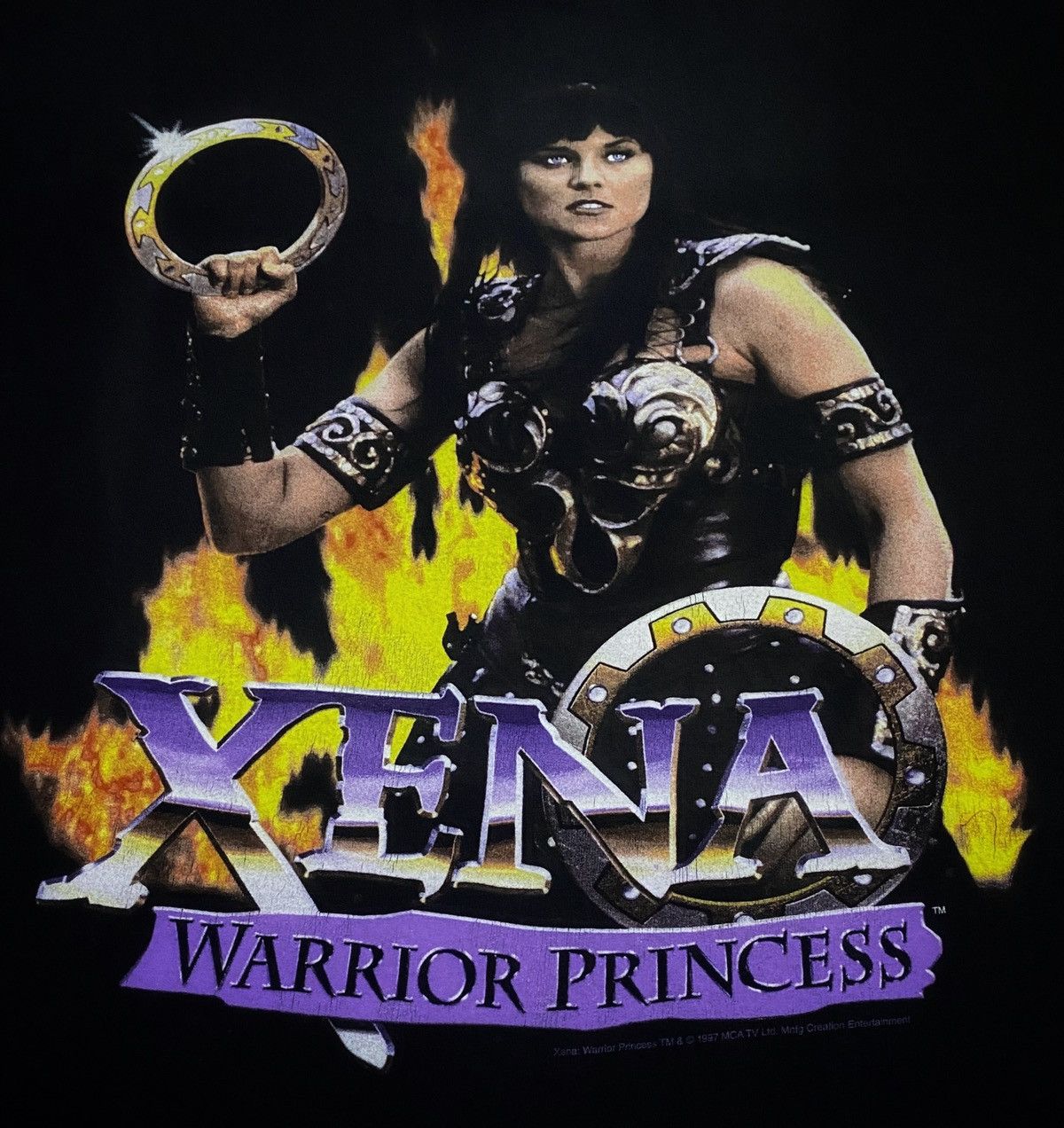 Vintage Vintage 90’s XENA Warrior Princess 1997 Drama Series Size US XL / EU 56 / 4 - 11 Thumbnail