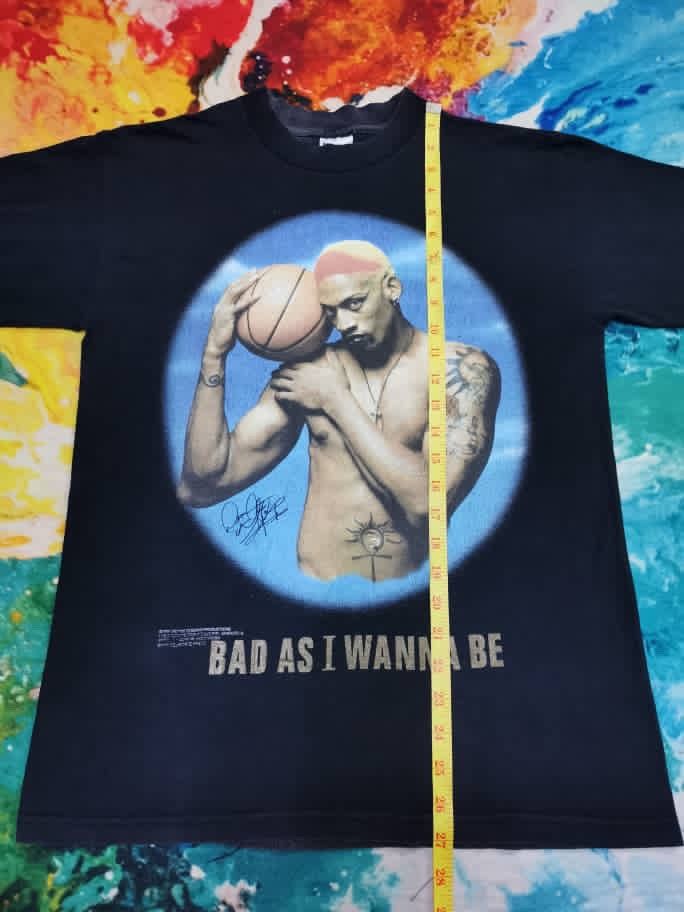 NBA 90s LONG SLEEVE T-SHIRT DENNIS RODMAN Size US M / EU 48-50 / 2 - 6 Thumbnail