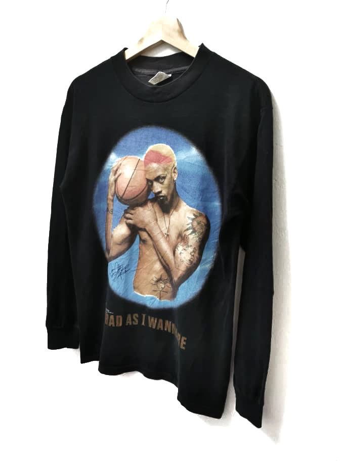 NBA 90s LONG SLEEVE T-SHIRT DENNIS RODMAN Size US M / EU 48-50 / 2 - 2 Thumbnail