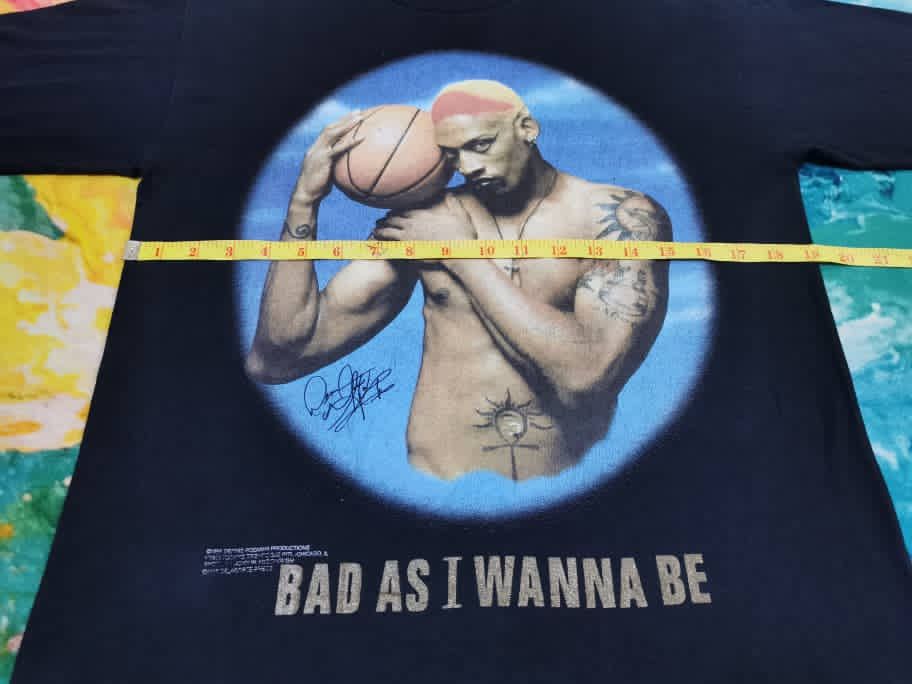 NBA 90s LONG SLEEVE T-SHIRT DENNIS RODMAN Size US M / EU 48-50 / 2 - 5 Thumbnail