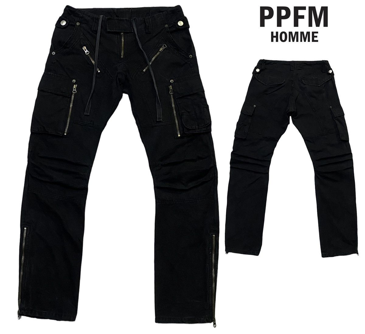 PPFM 2000s PPFM Bondage Zipper Punk Style Pants | Grailed