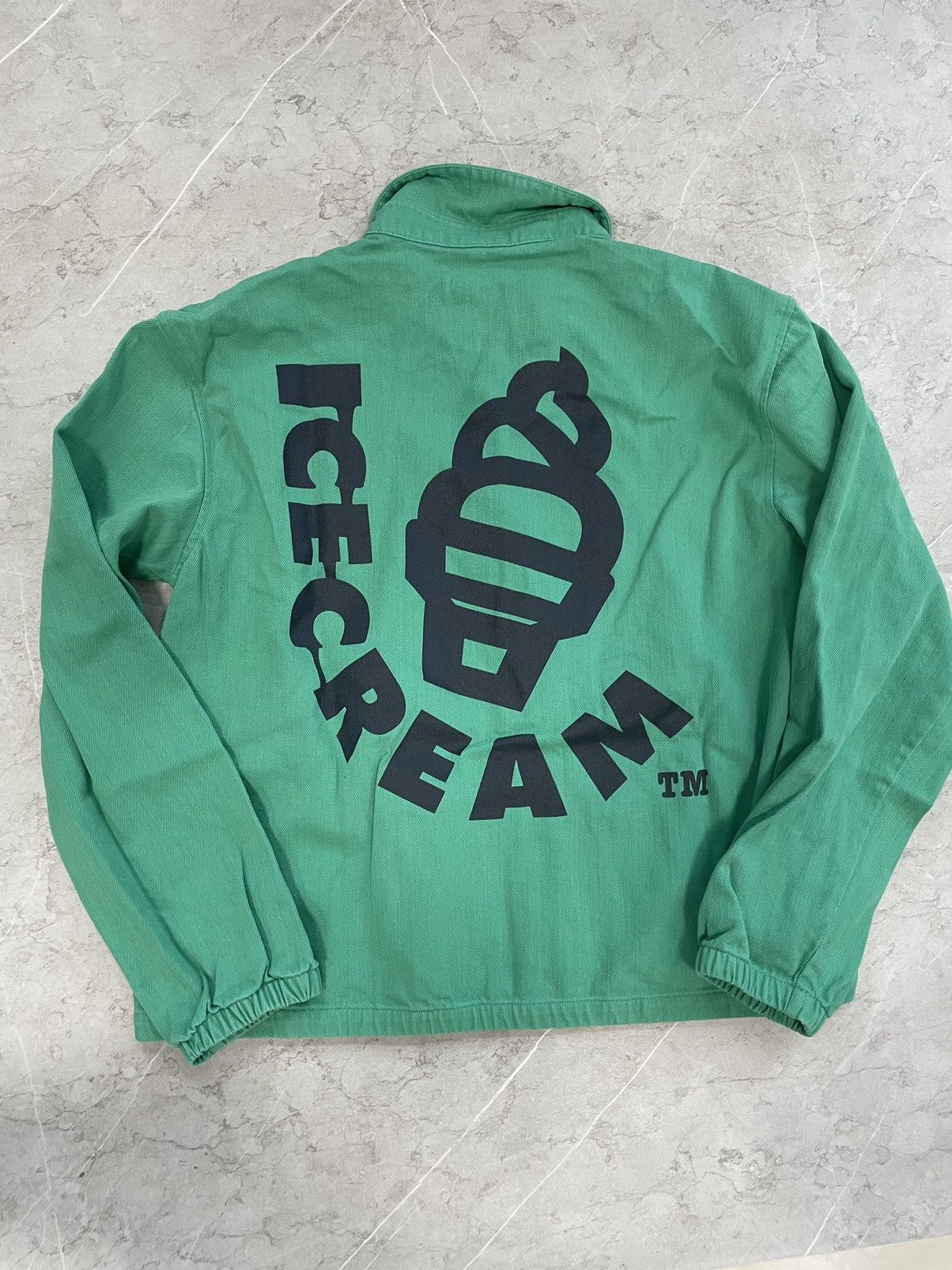 Pre-owned Icecream Work Jacket S In Green