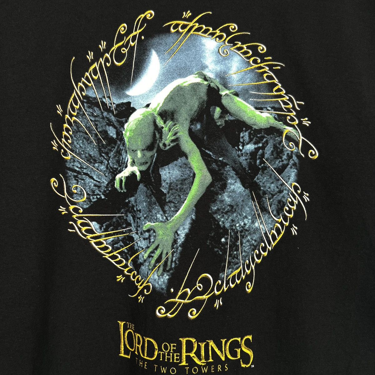 Vintage Vintage 2003 Lord Of The Rings Two Towers ‘Gollum’ T Shirt Size US M / EU 48-50 / 2 - 3 Thumbnail
