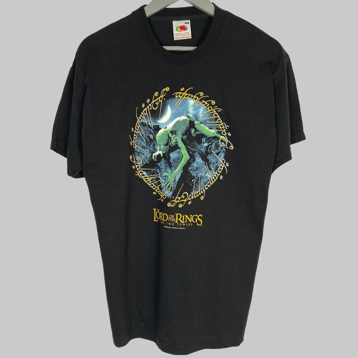 Vintage Vintage 2003 Lord Of The Rings Two Towers ‘Gollum’ T Shirt Size US M / EU 48-50 / 2 - 1 Thumbnail