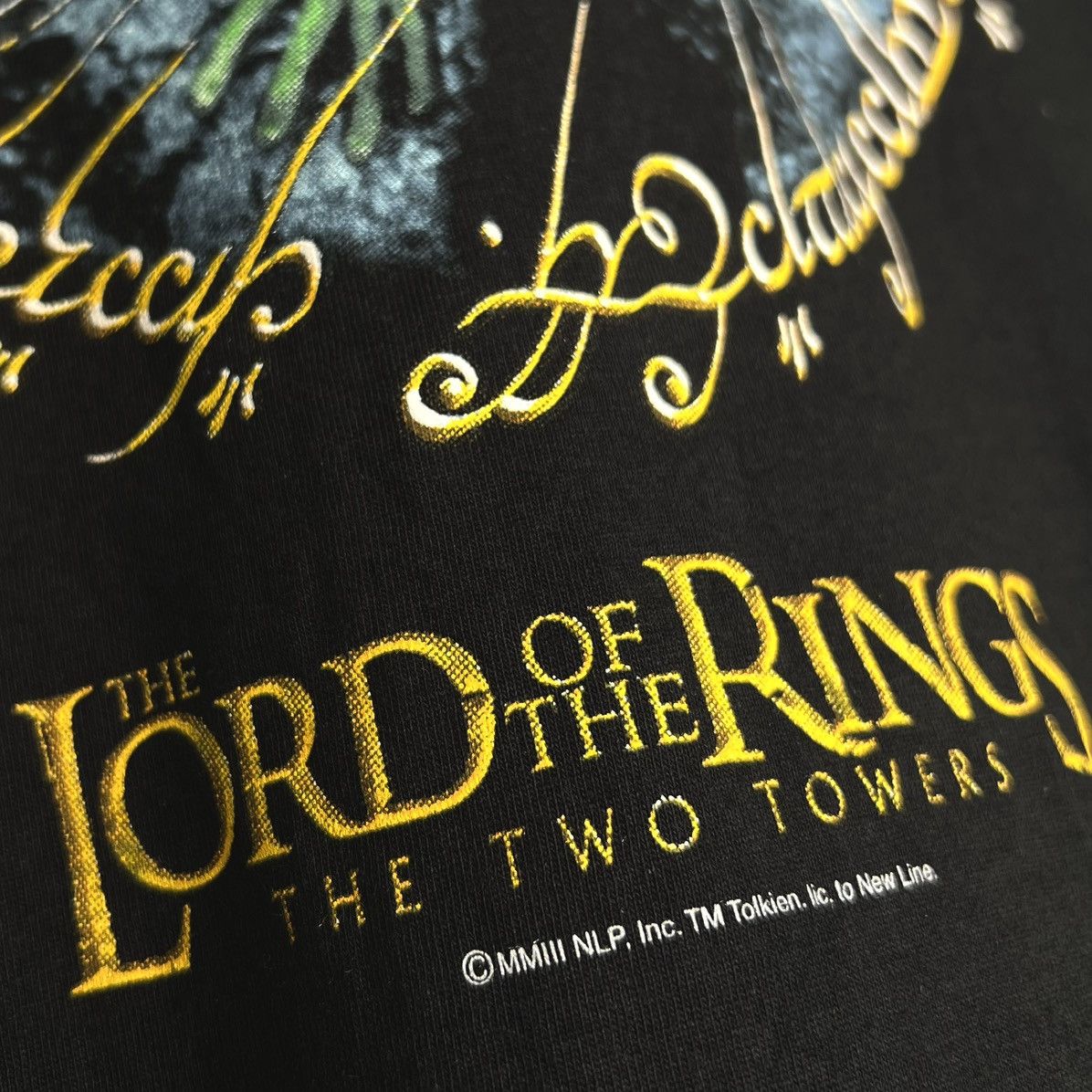 Vintage Vintage 2003 Lord Of The Rings Two Towers ‘Gollum’ T Shirt Size US M / EU 48-50 / 2 - 4 Thumbnail