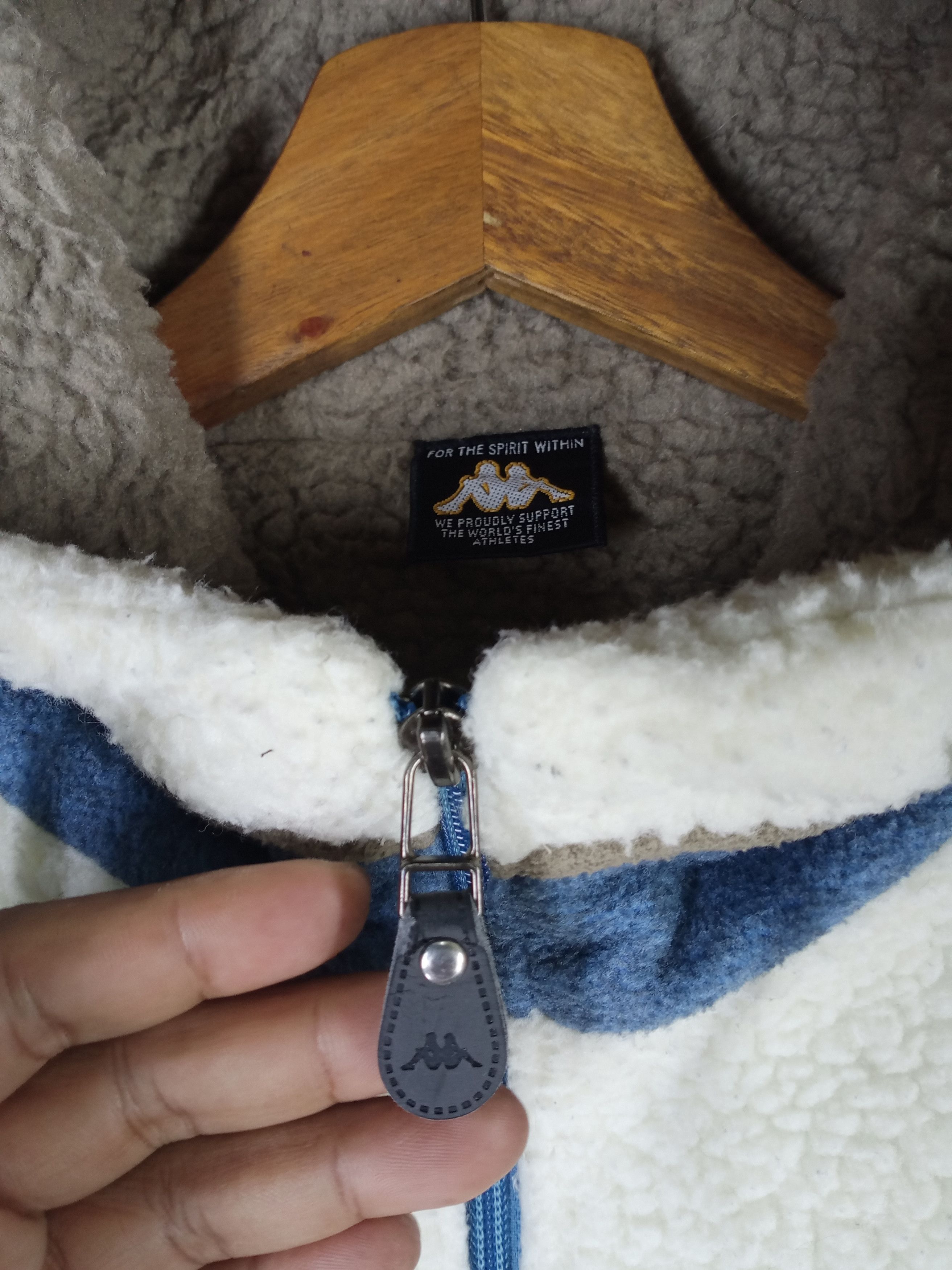 Kappa Vintage Kappa Aerothermo Fleece Hoodie Jacket Size US M / EU 48-50 / 2 - 11 Thumbnail